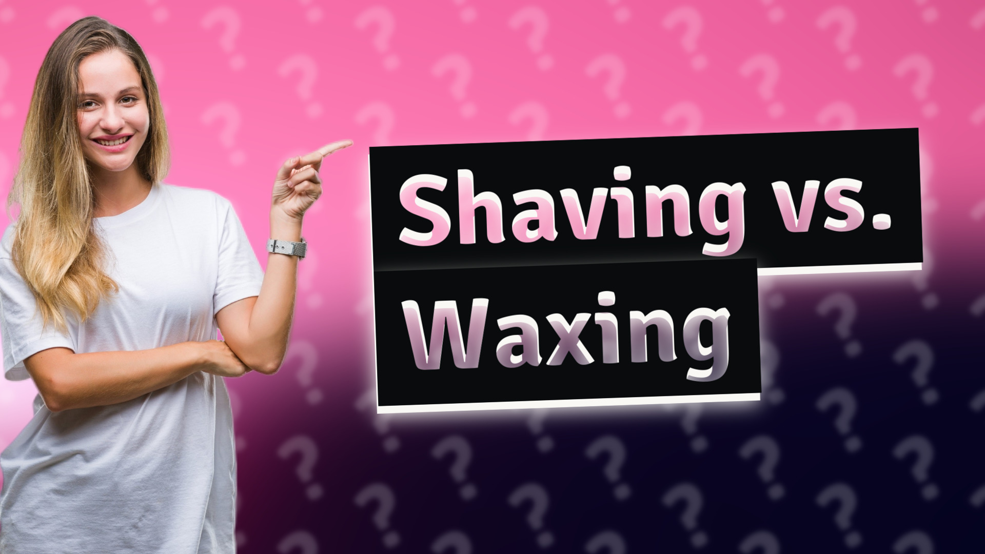 Shaving vs. Waxing