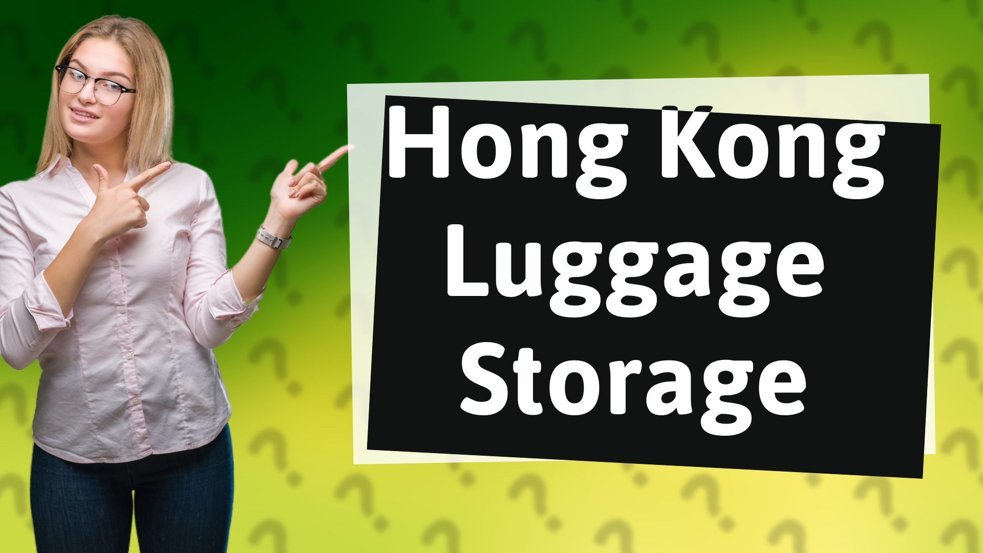 Hong Kong Luggage Storage