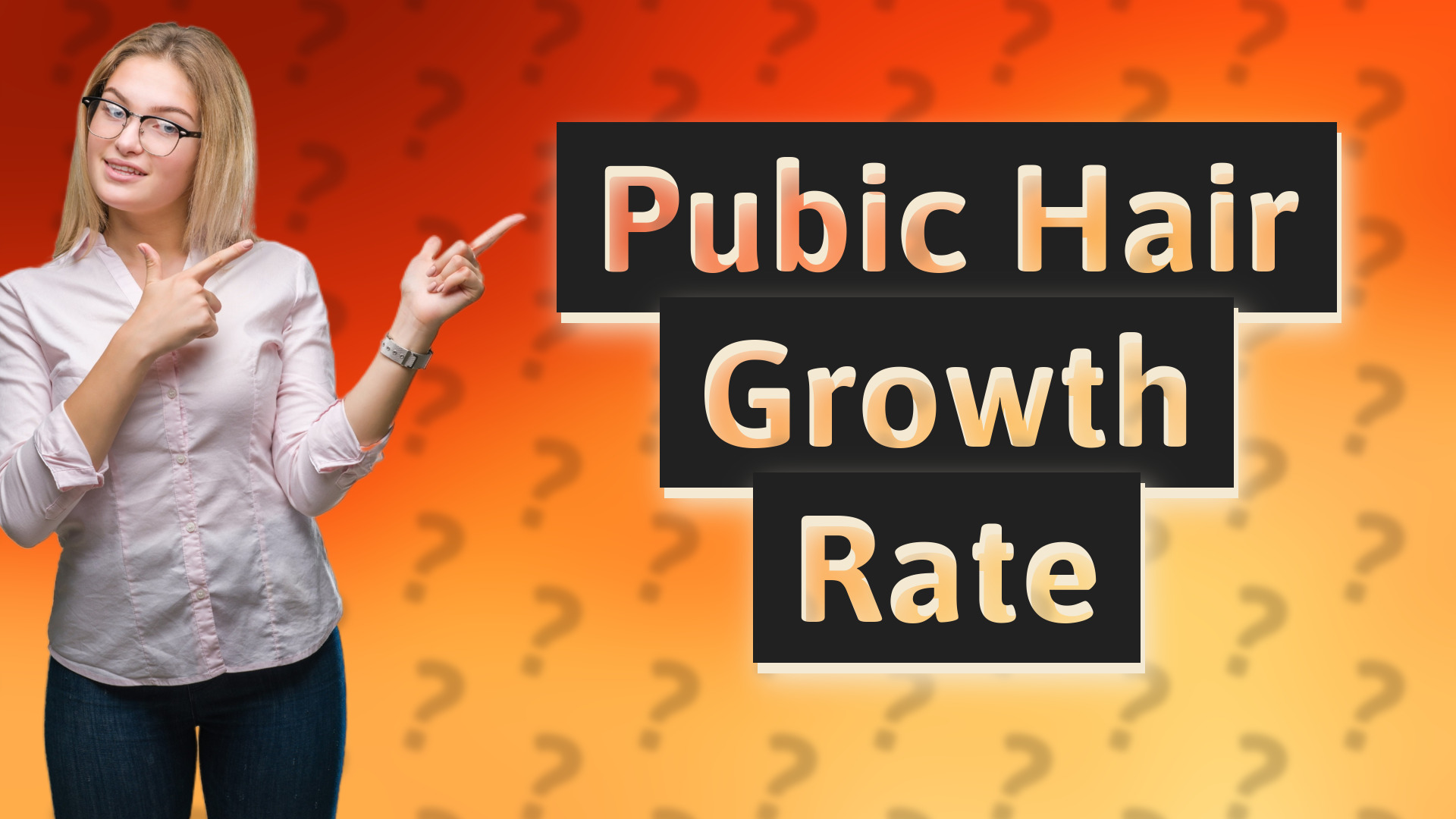 Pubic Hair Growth Rate