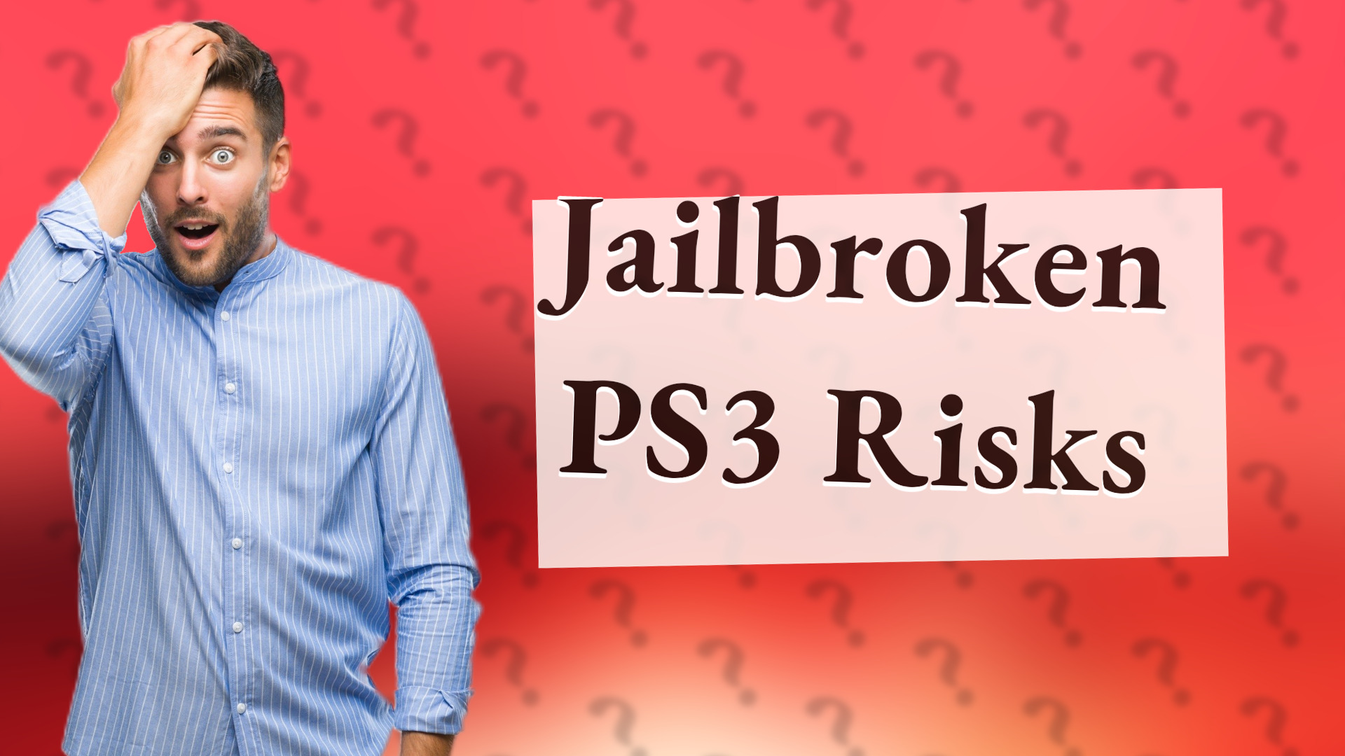 Jailbroken PS3 Risks