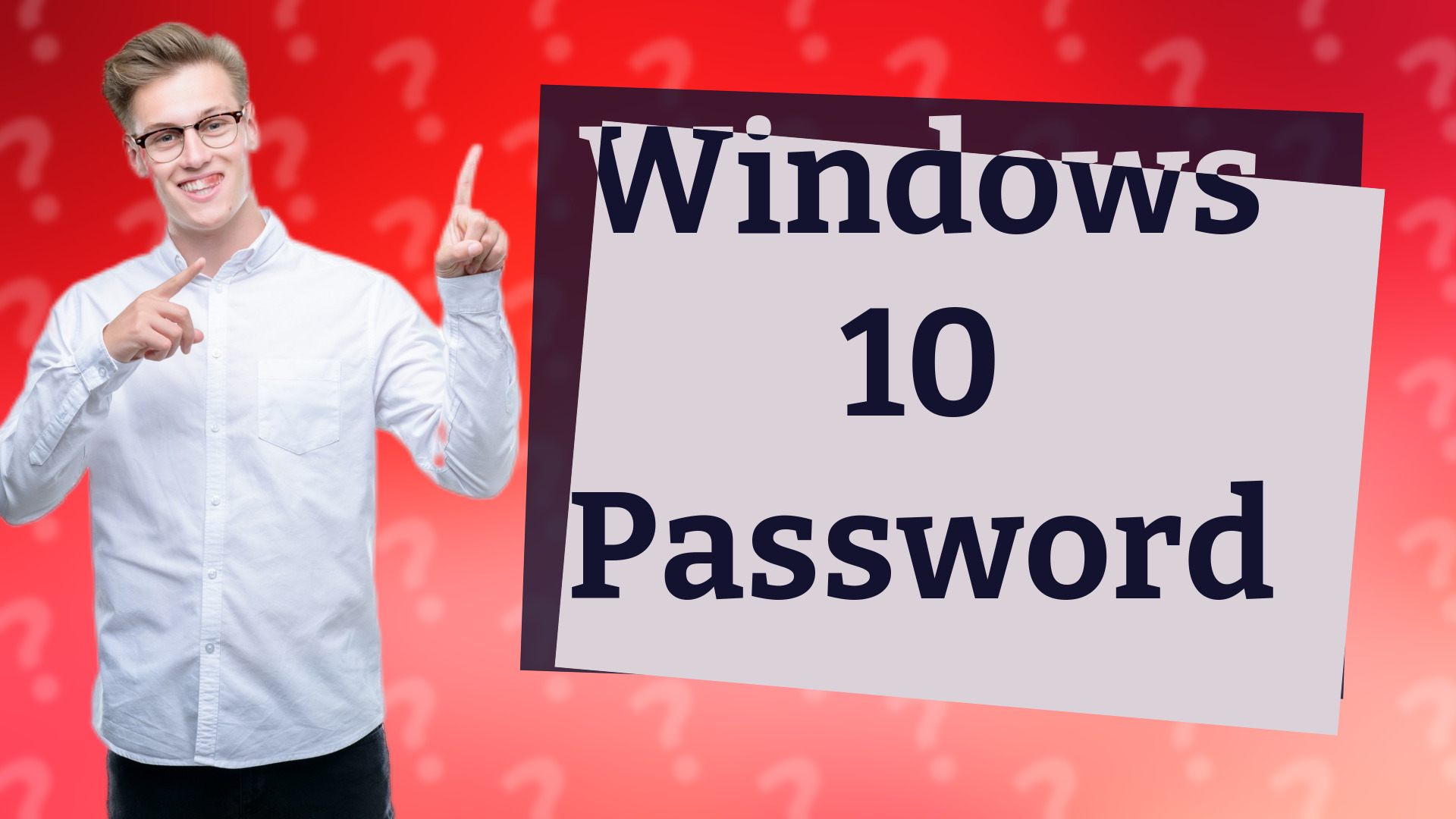Windows 10 Password