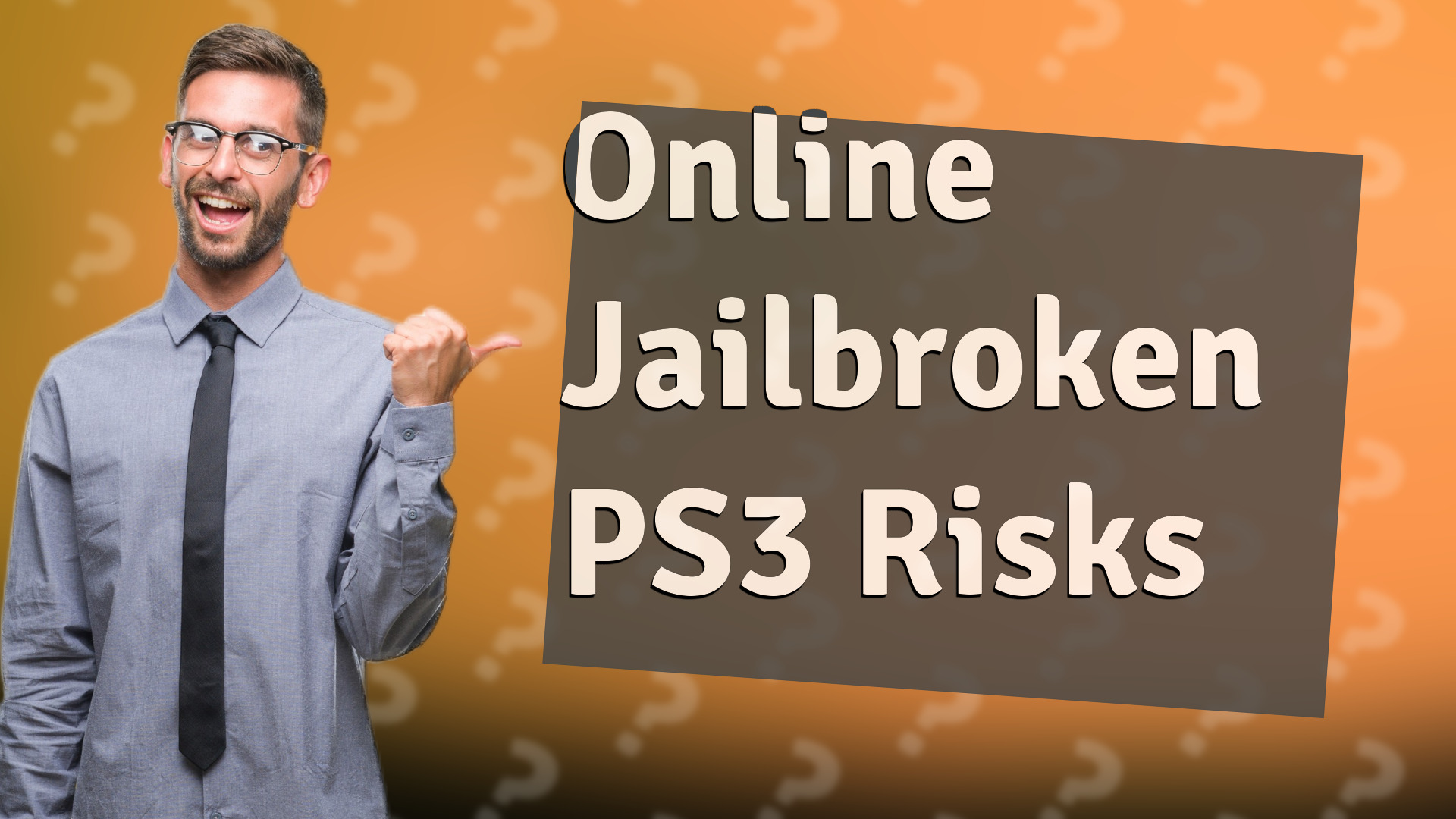 Online Jailbroken PS3 Risks