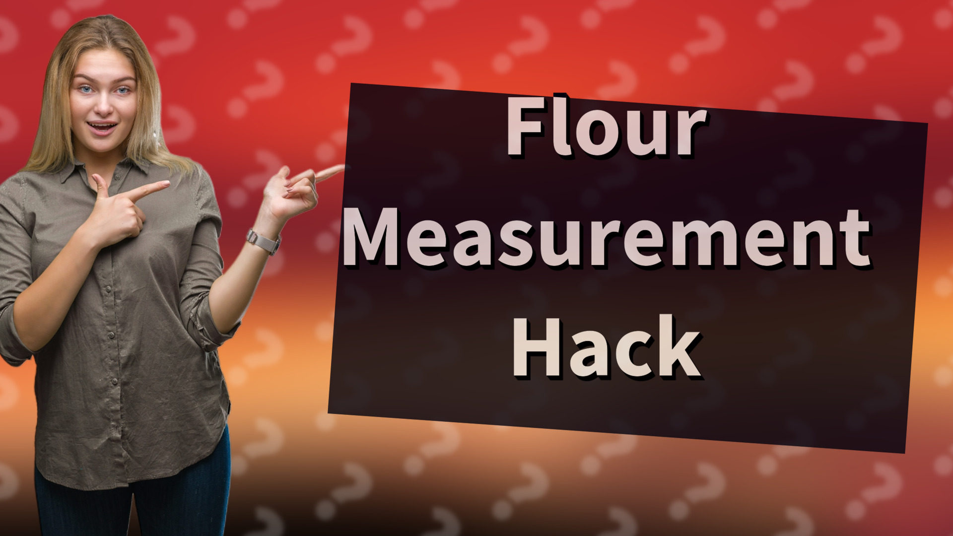 Flour Measurement Hack