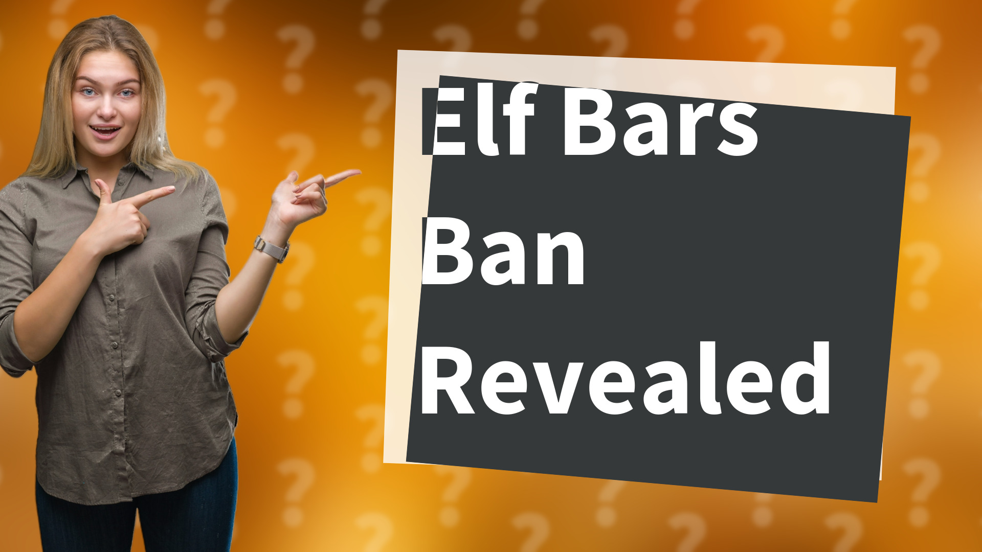Elf Bars Ban Revealed