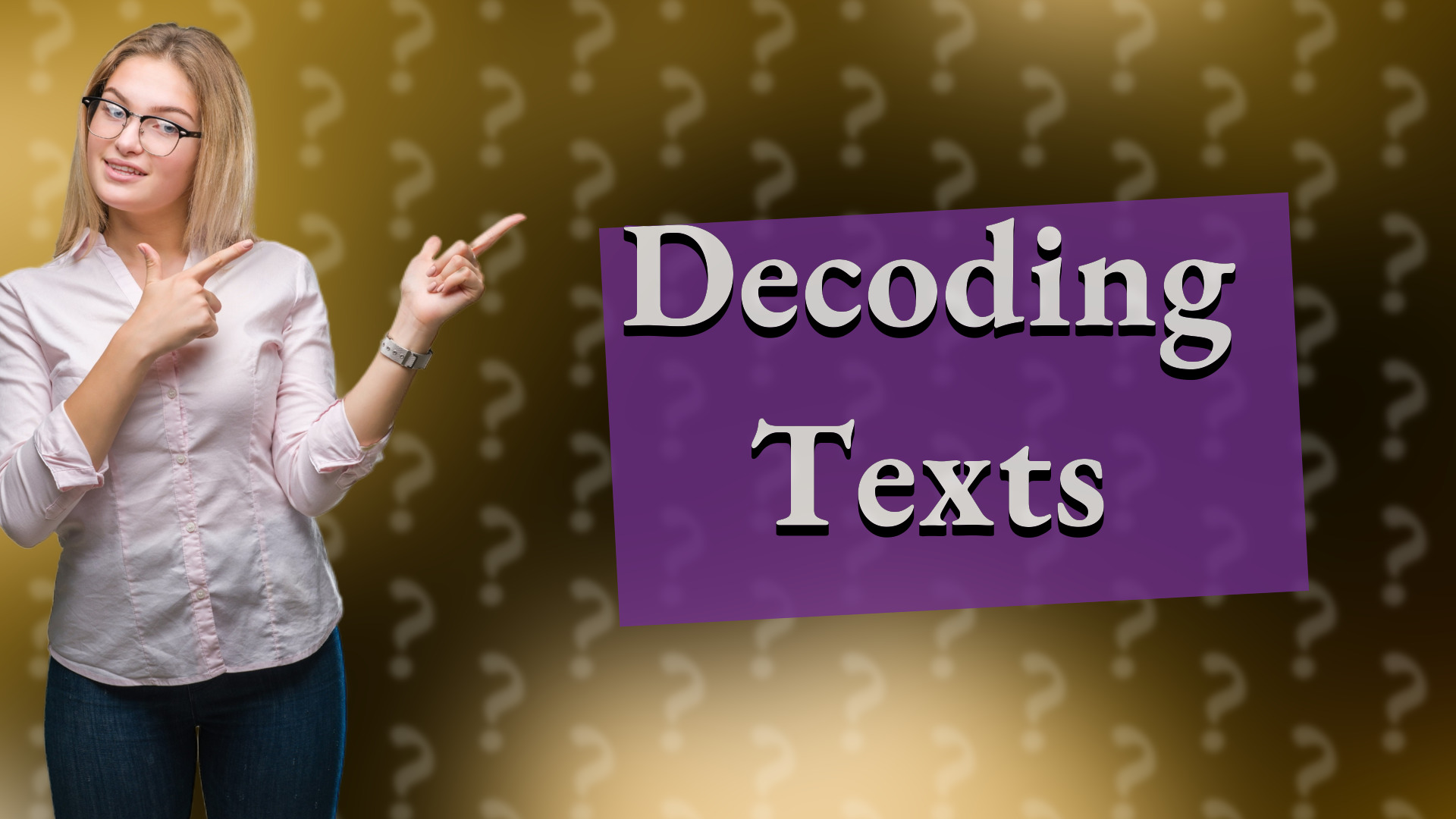Decoding Texts