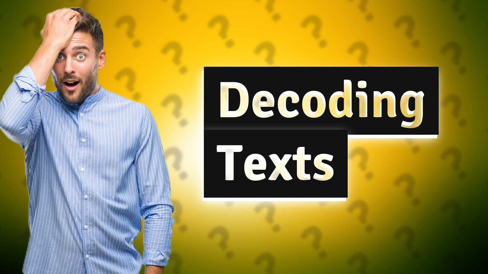 Decoding Texts