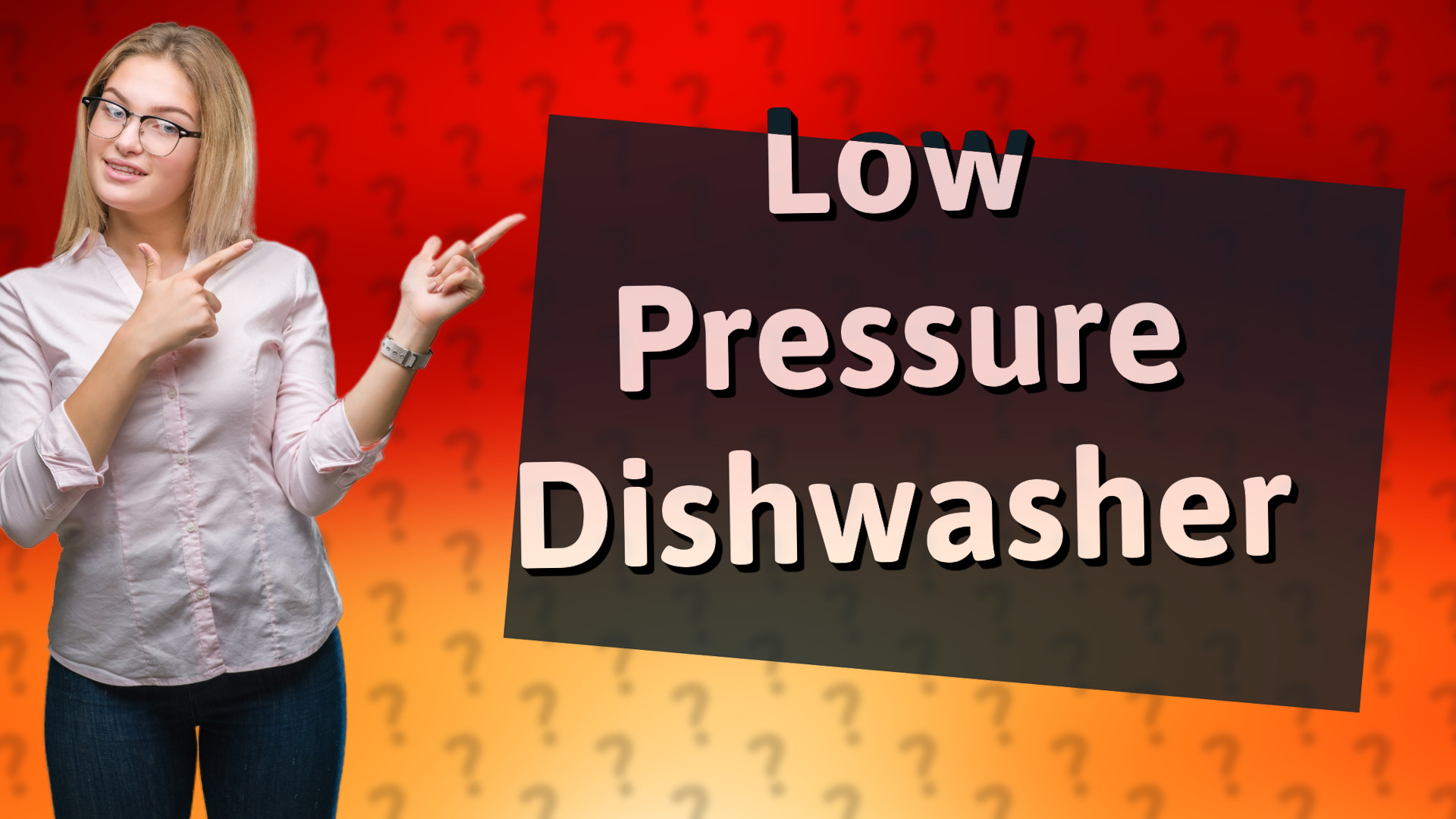 Low Pressure Dishwasher