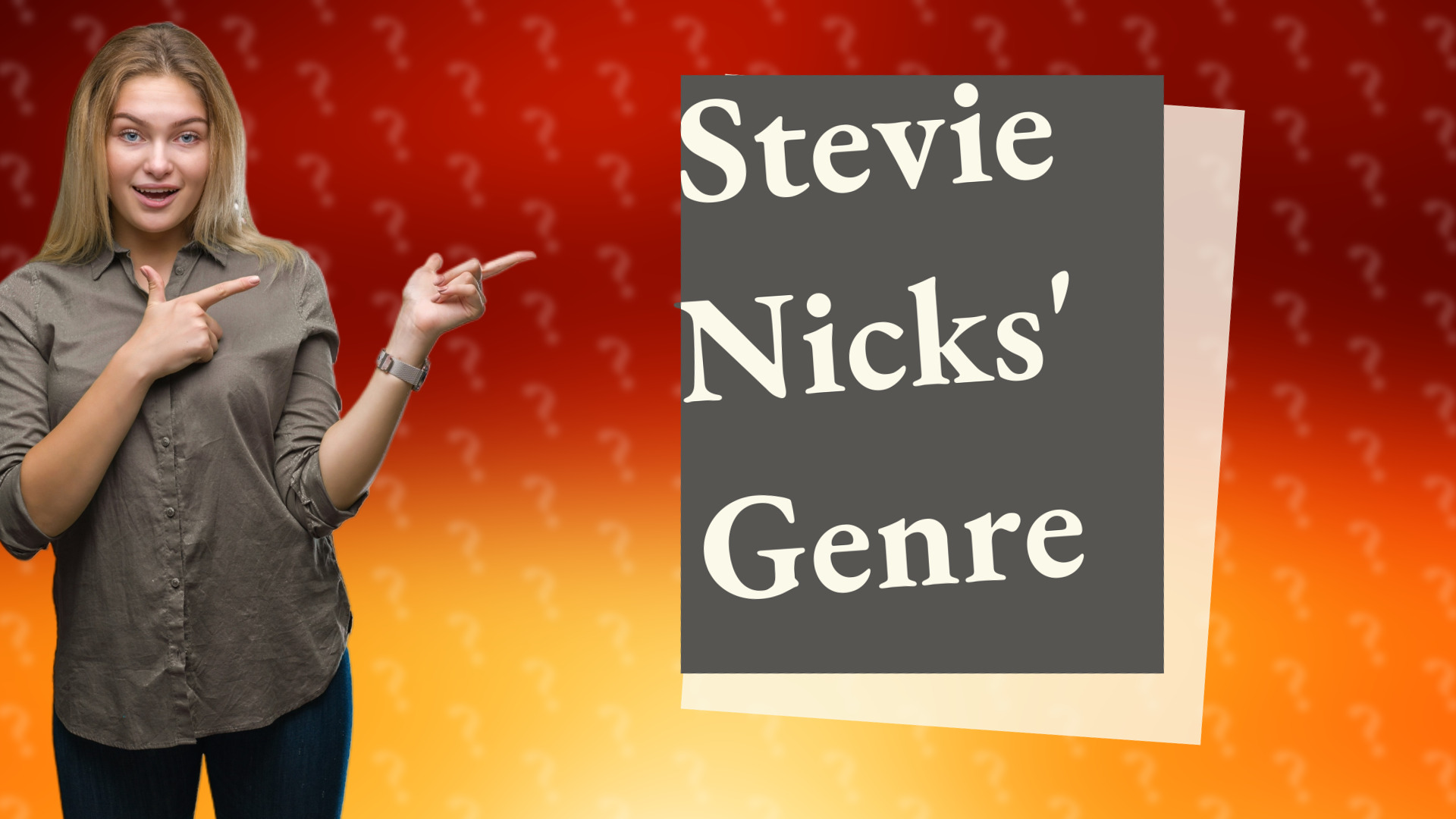 Stevie Nicks' Genre