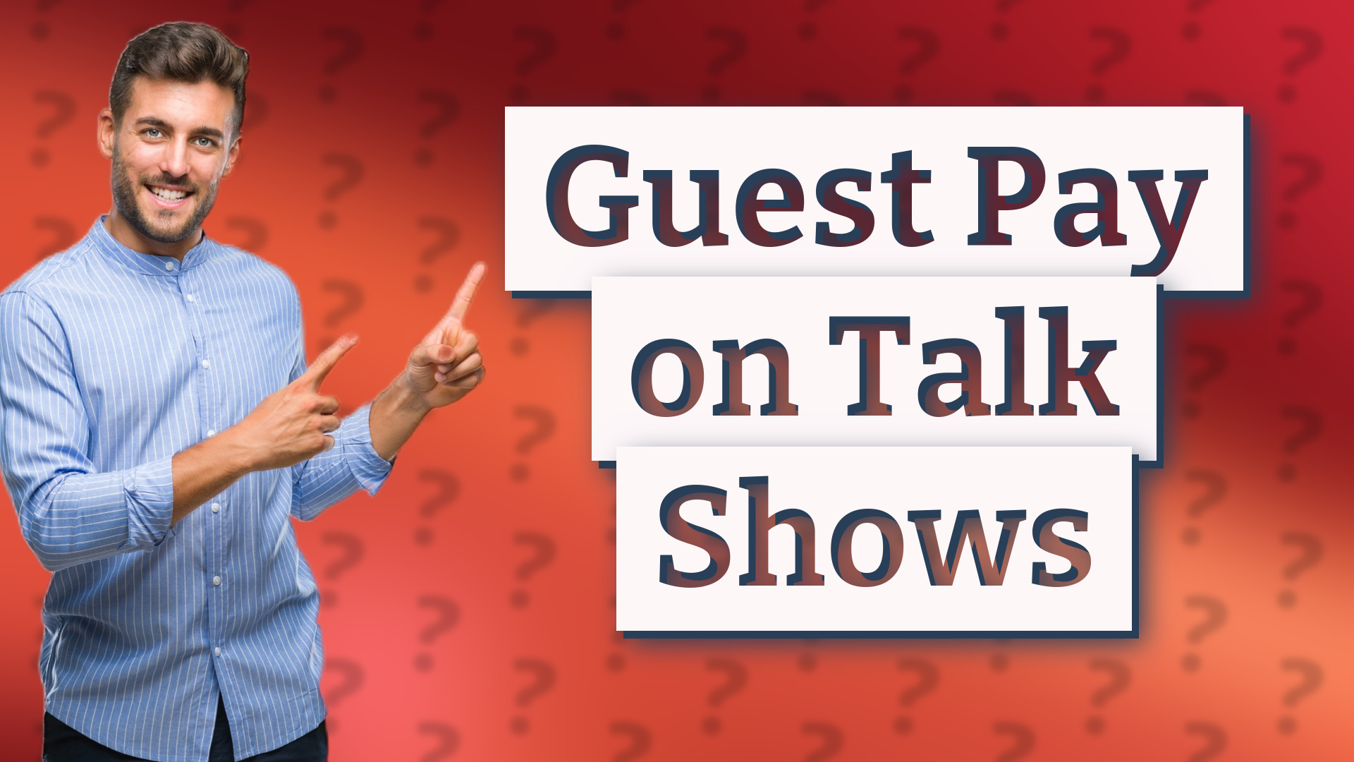 Guest Pay on Talk Shows
