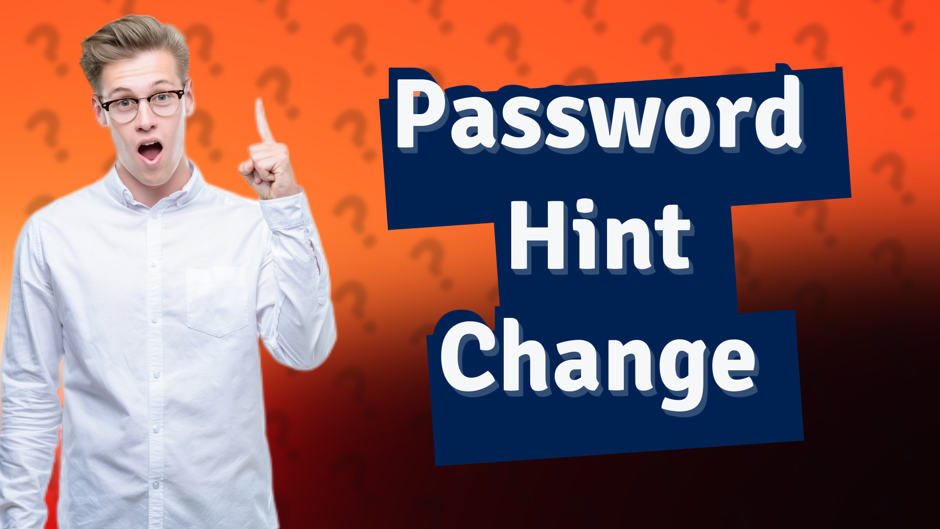 Password Hint Change