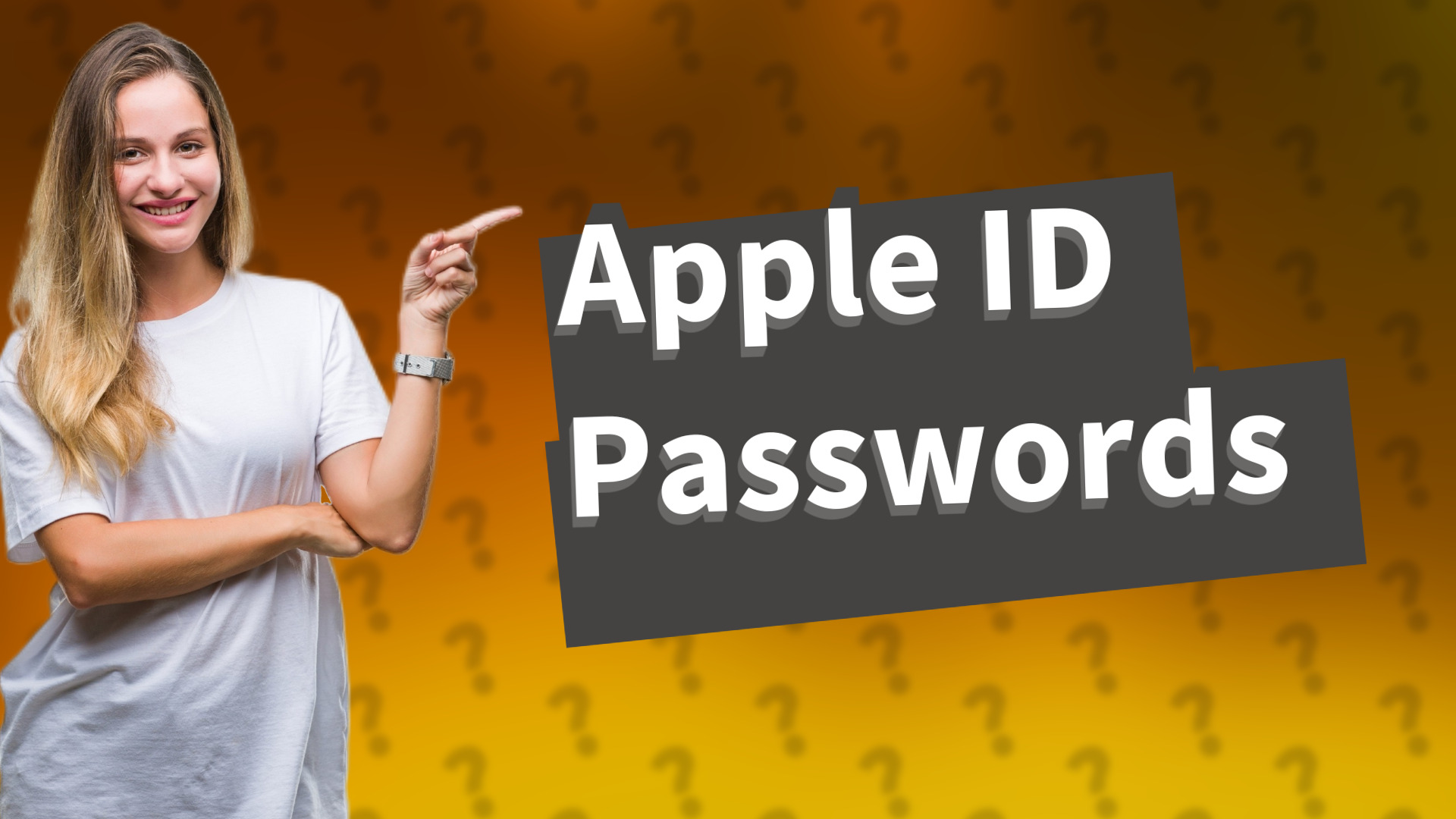 Apple ID Passwords