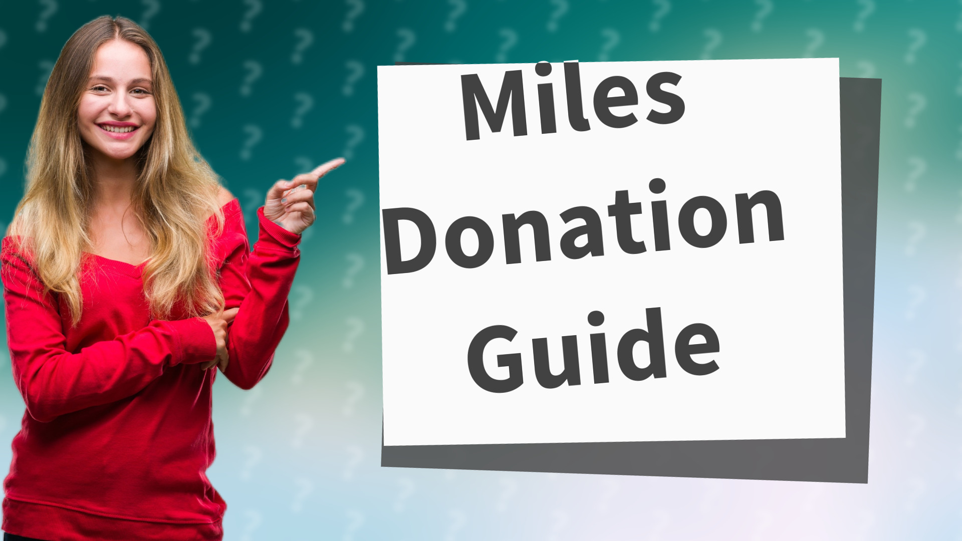 Miles Donation Guide