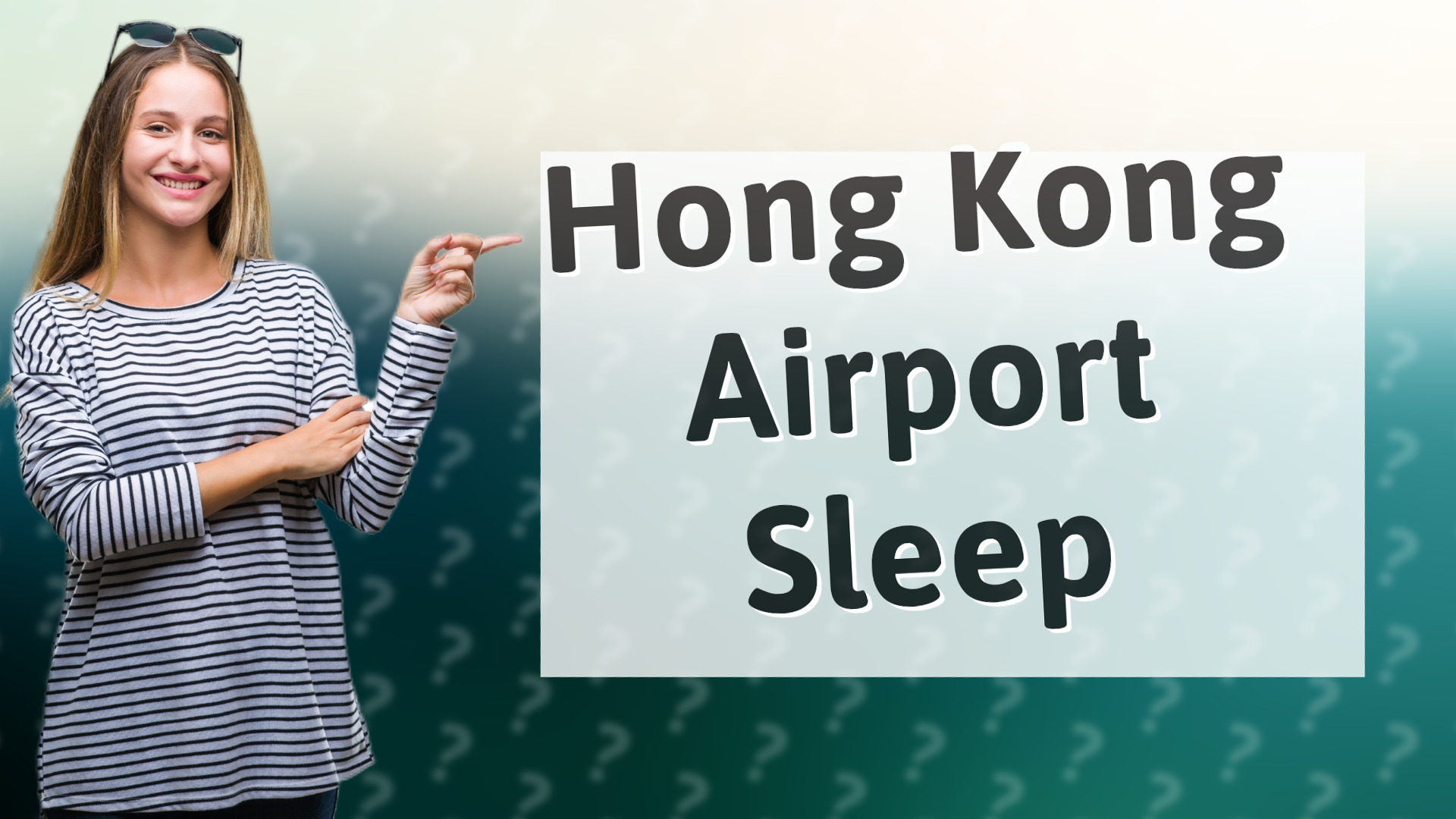 Hong Kong Airport Sleep