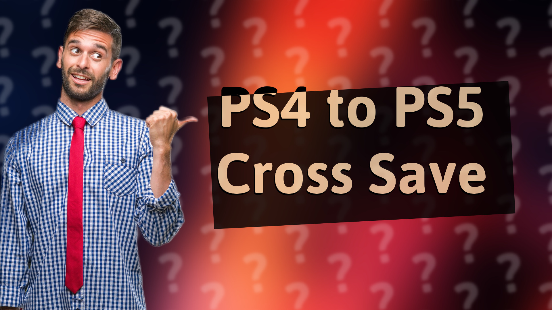 PS4 to PS5 Cross Save