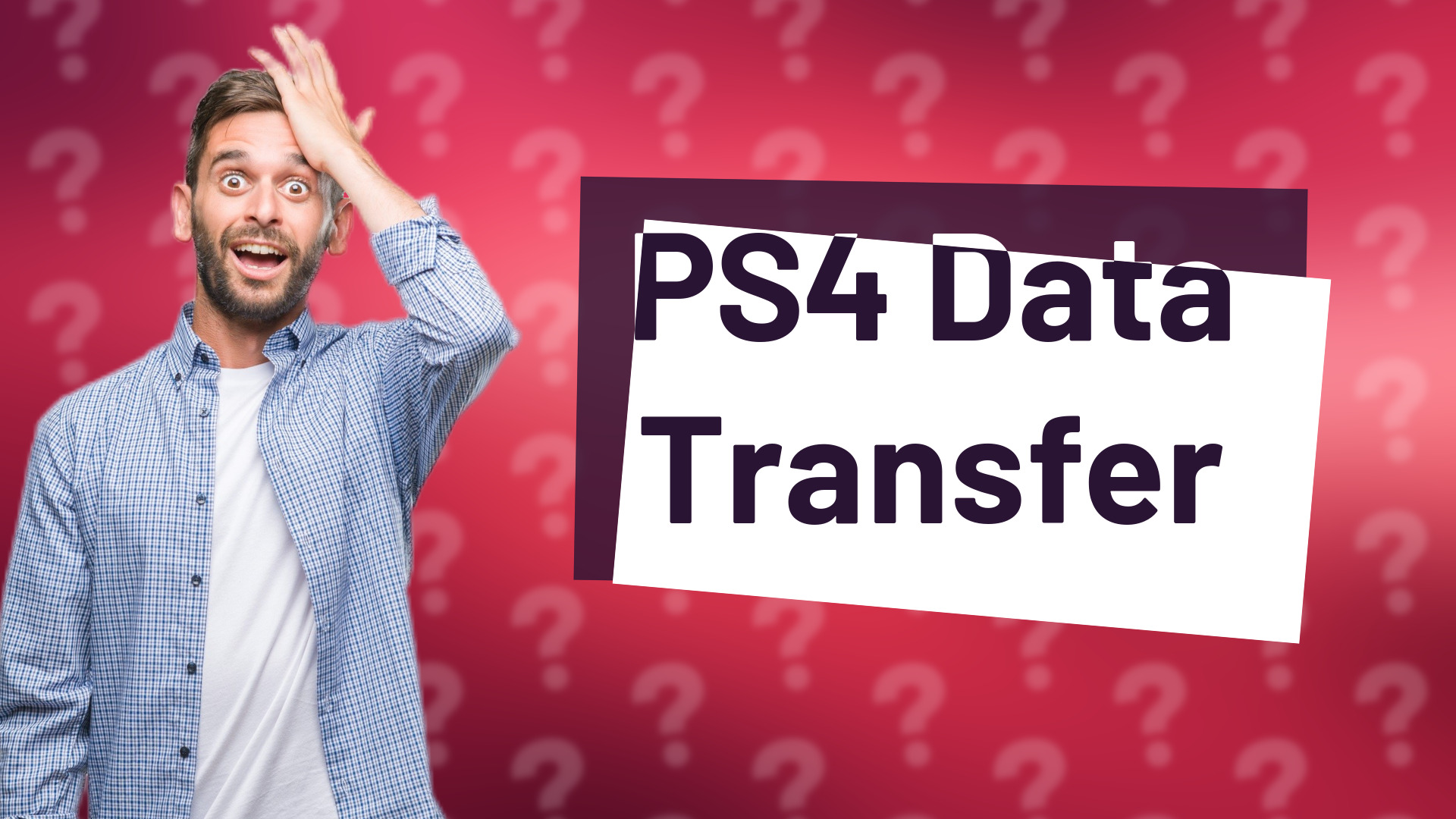 PS4 Data Transfer