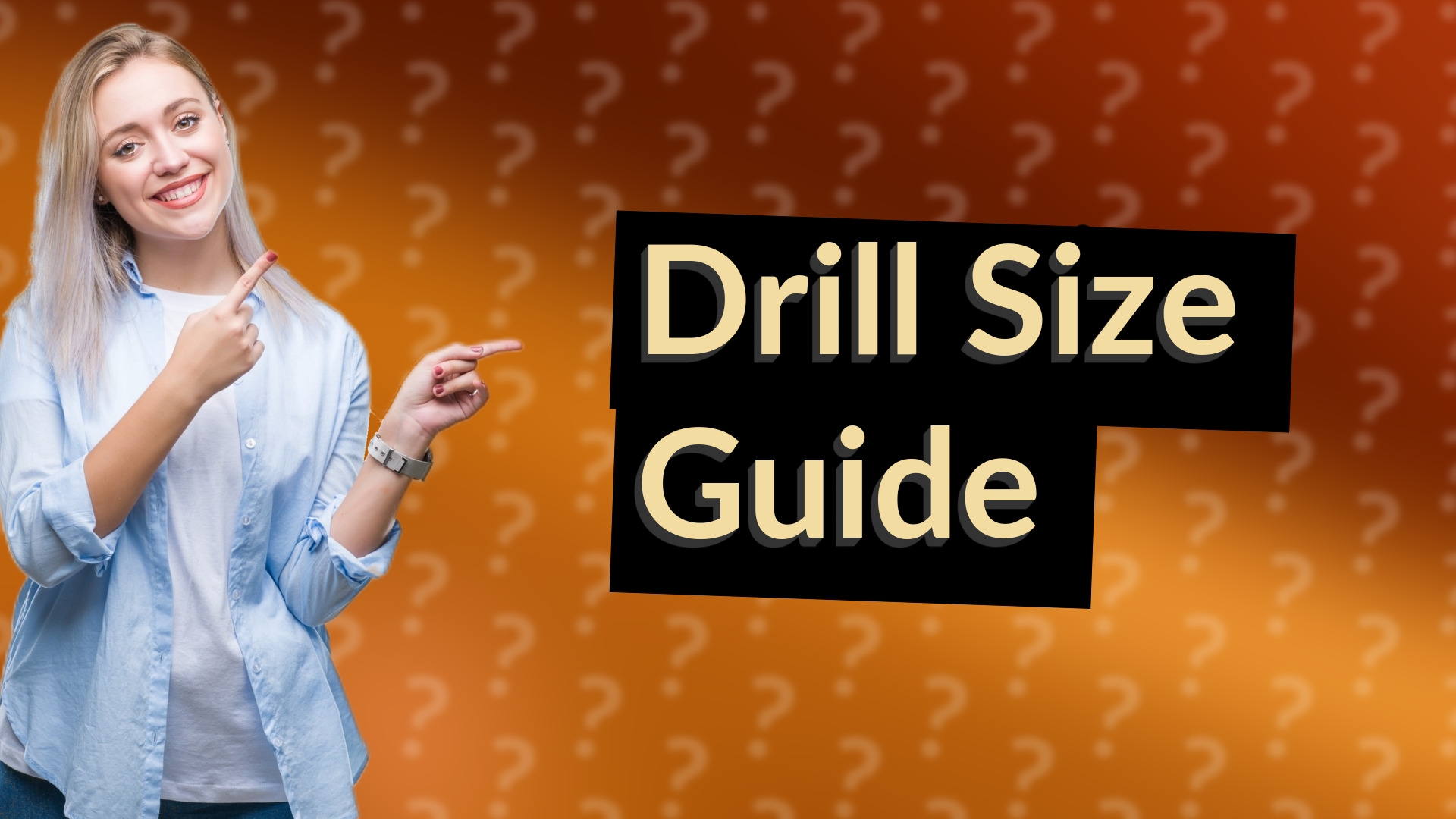 Drill Size Guide