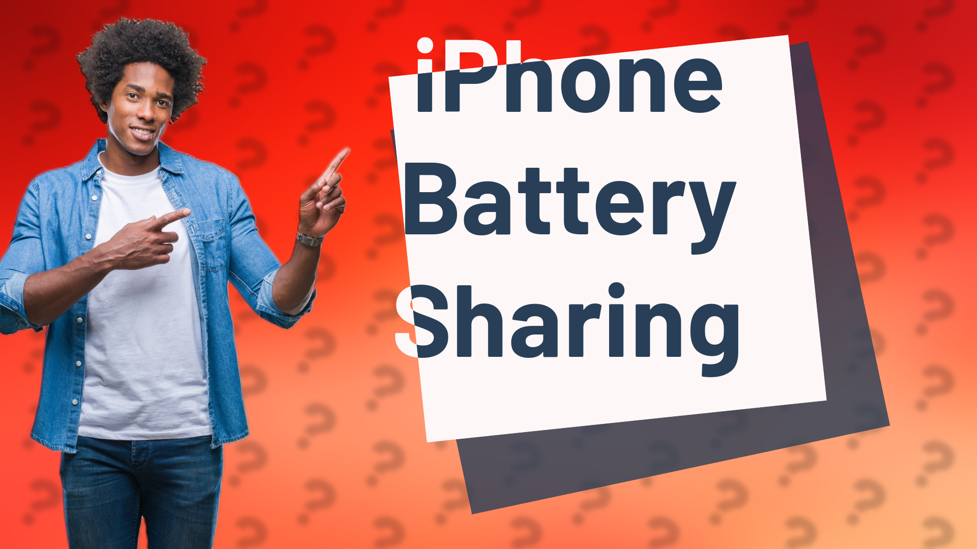 iPhone Battery Sharing