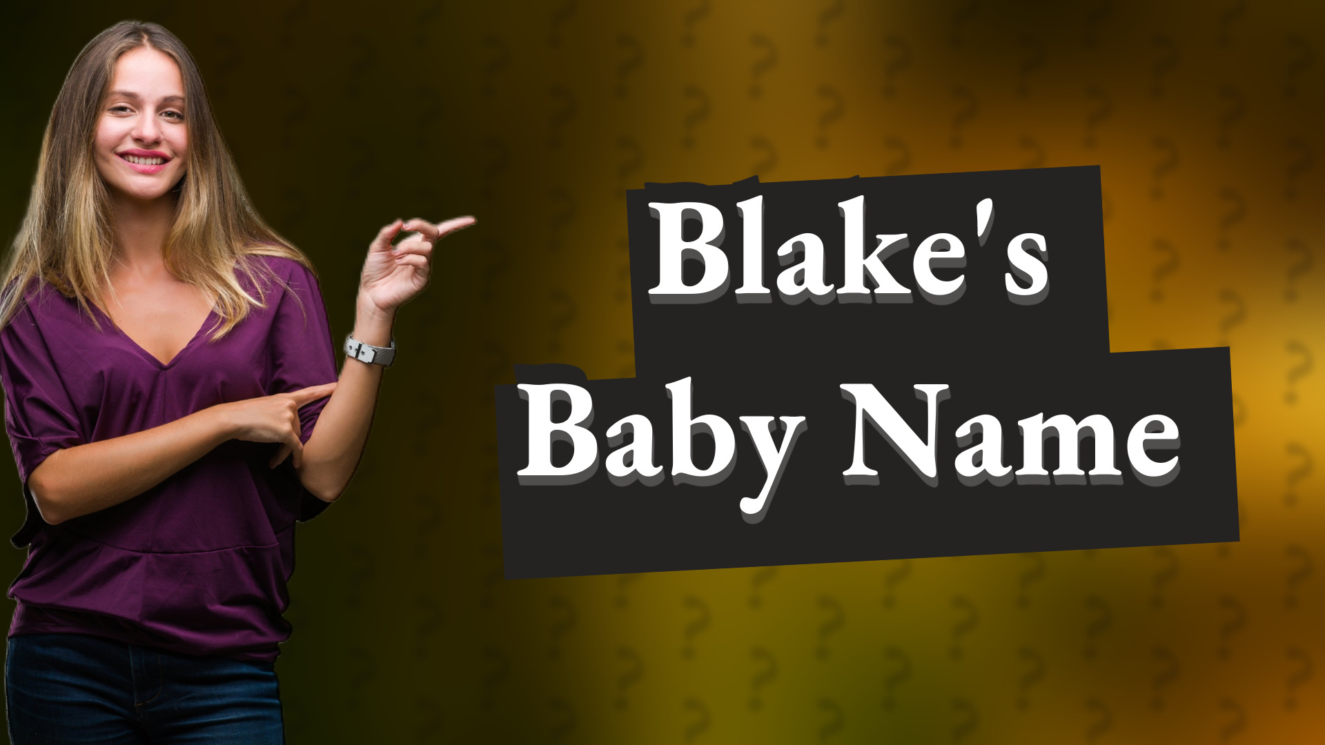 Blake's Baby Name