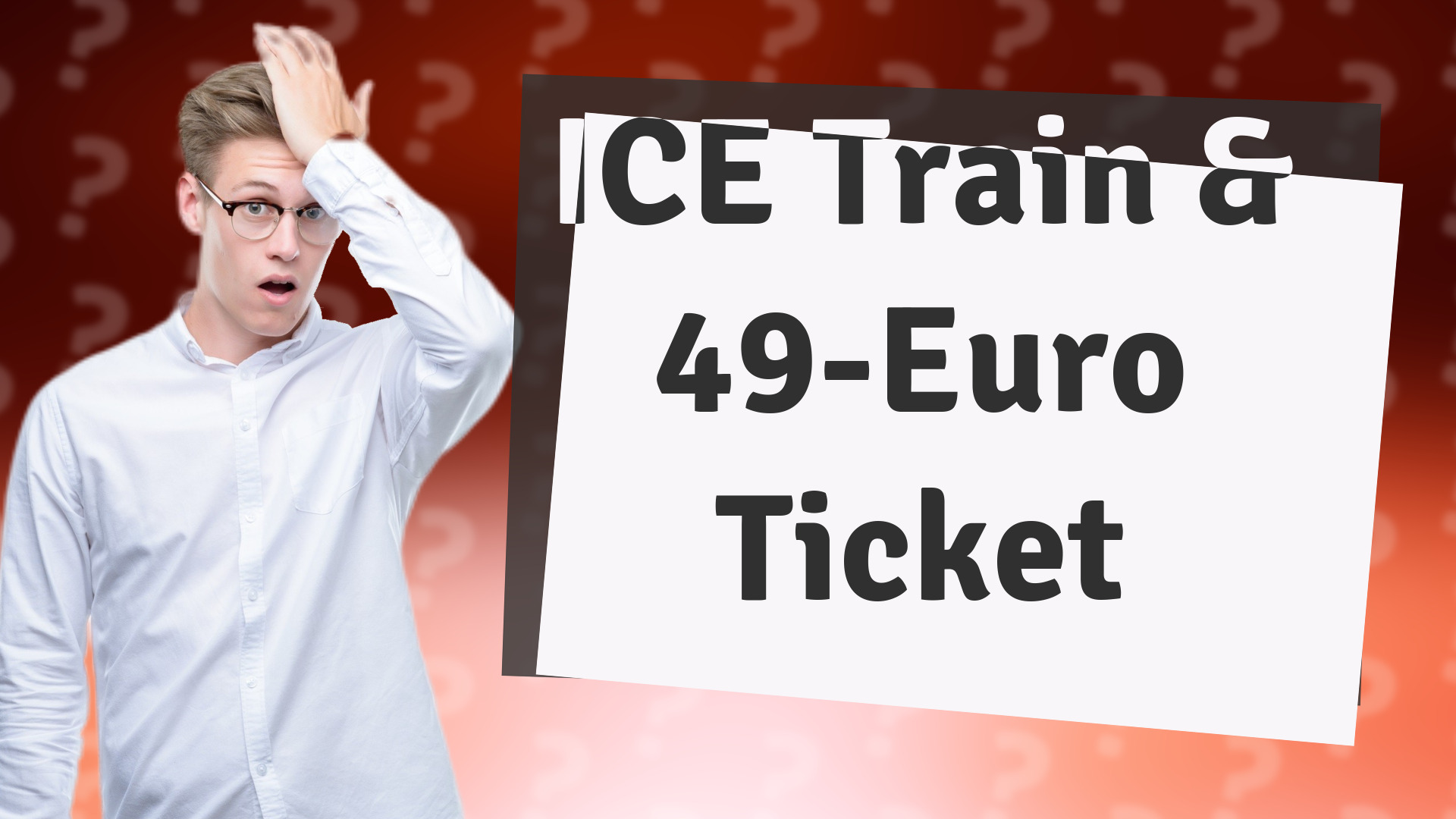 ICE Train & 49-Euro Ticket