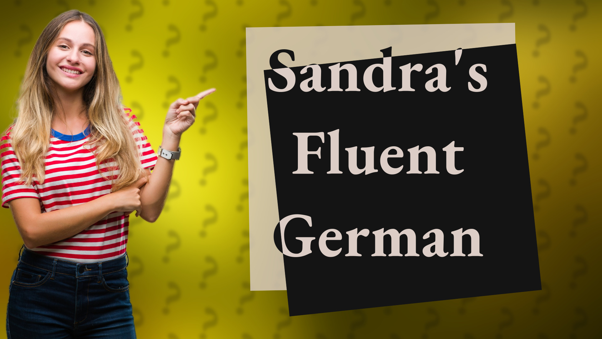 Sandra's Fluent German