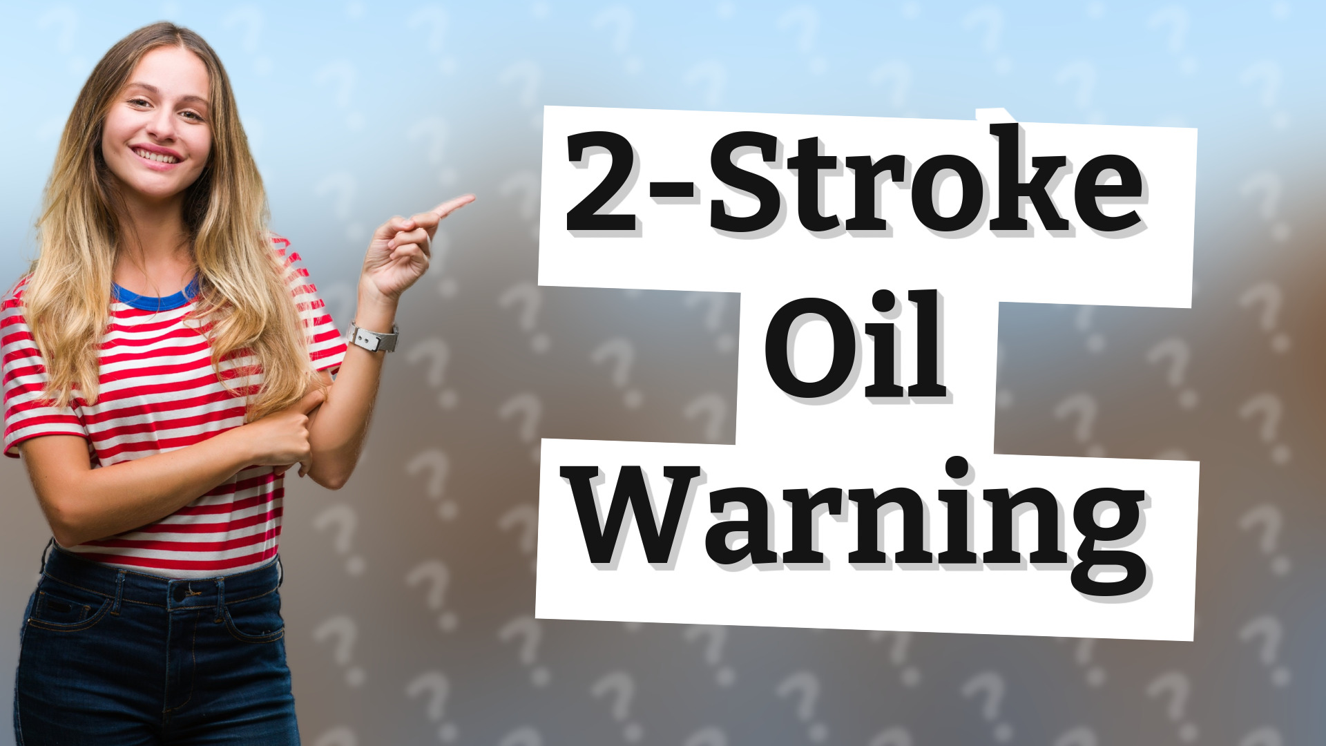 2-Stroke Oil Warning