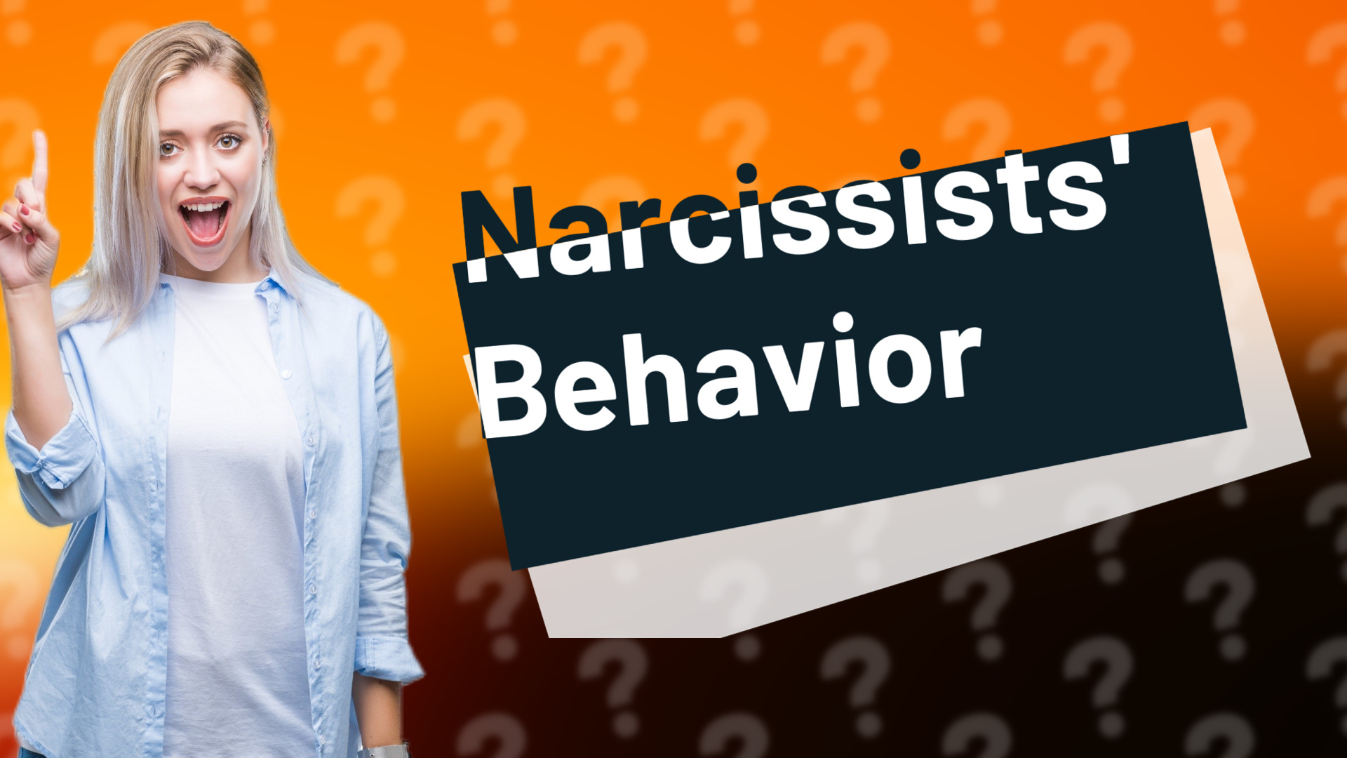 Narcissists' Behavior