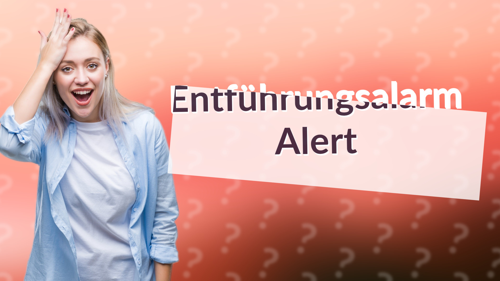 Entführungsalarm Alert
