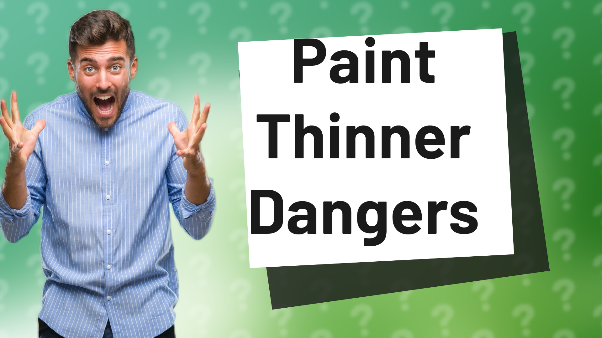 Paint Thinner Dangers