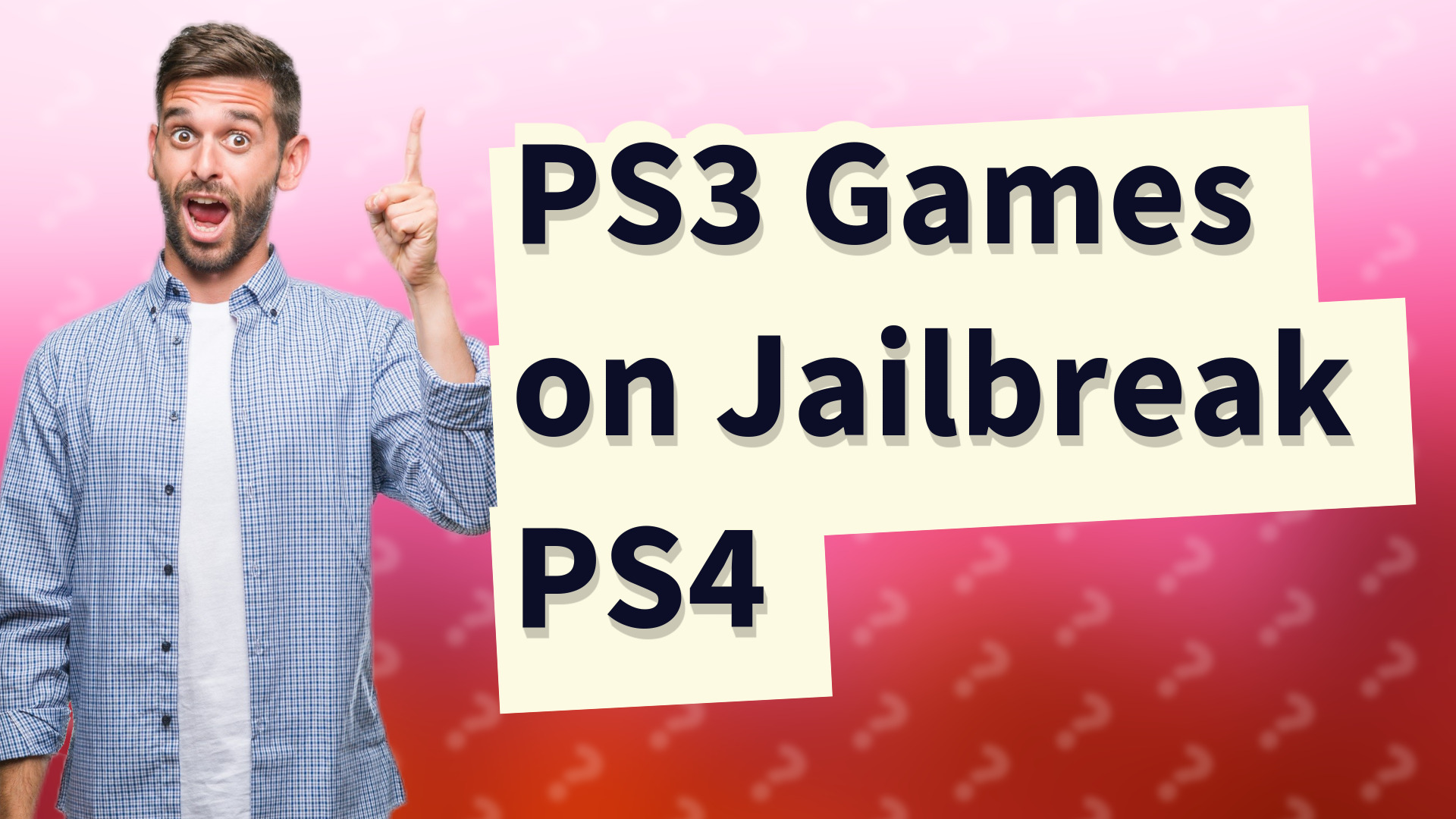 PS3 Games on Jailbreak PS4