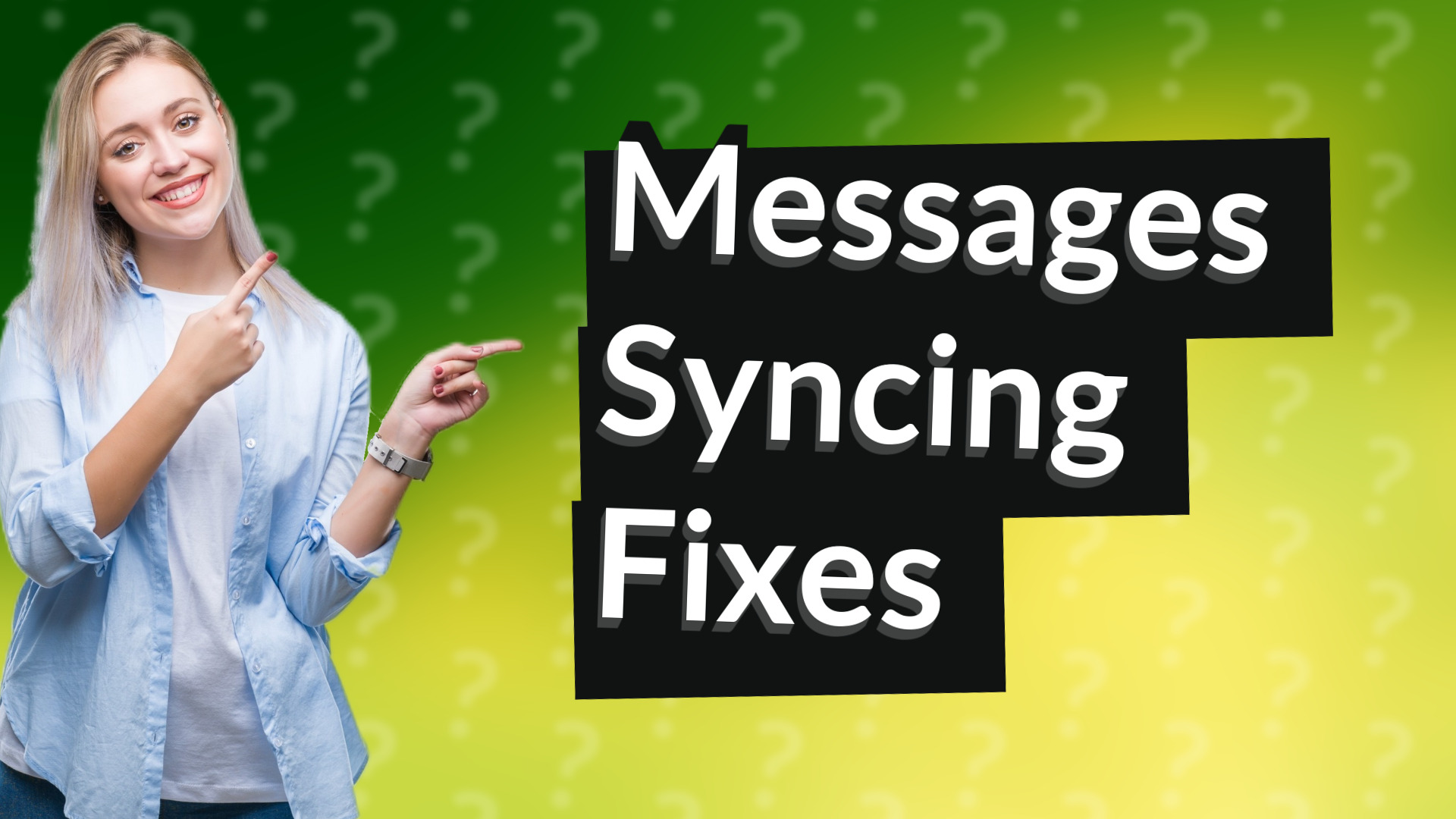 Messages Syncing Fixes