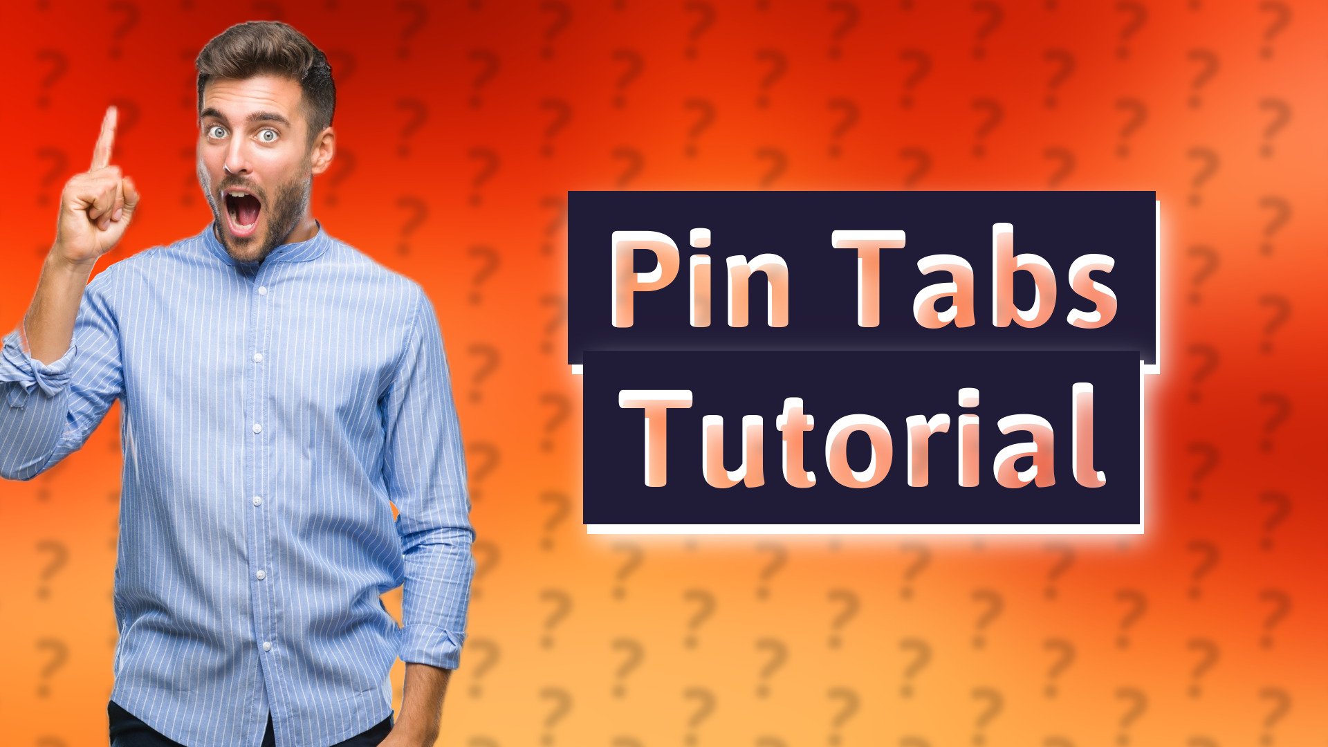 Pin Tabs Tutorial