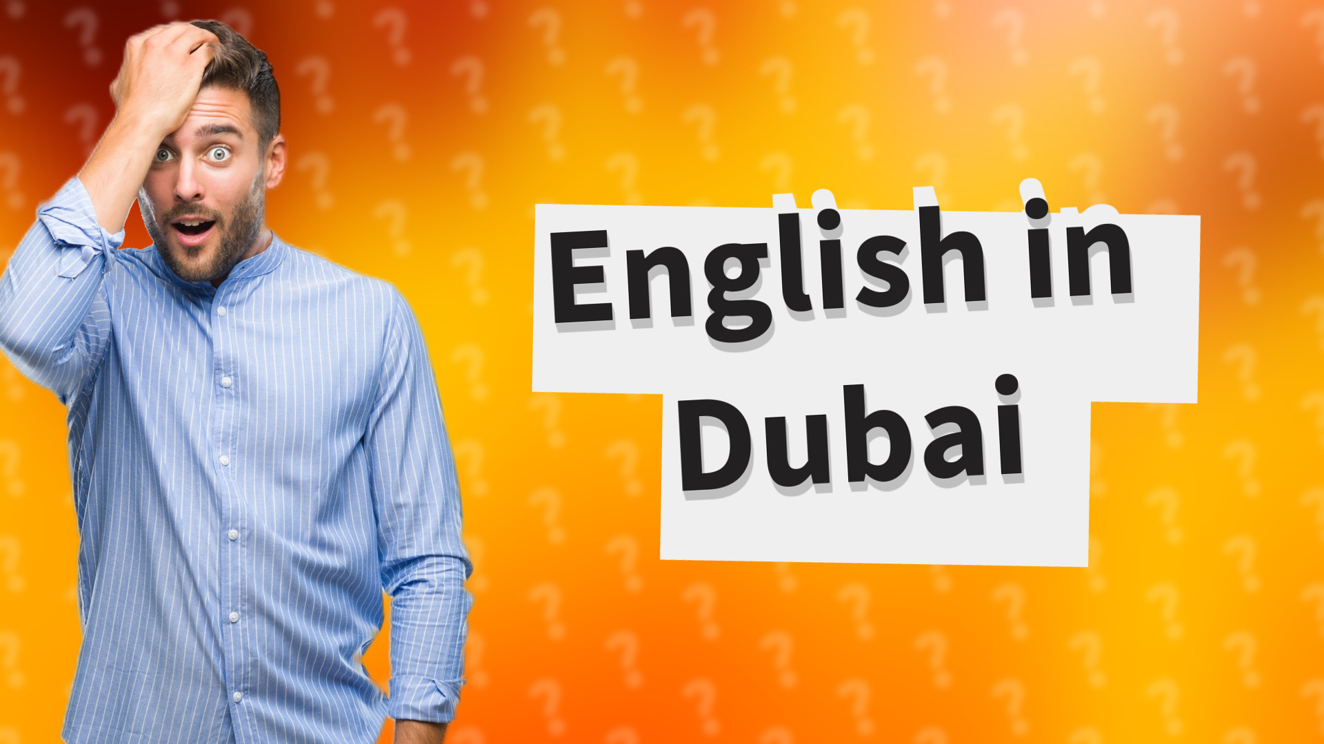 English in Dubai