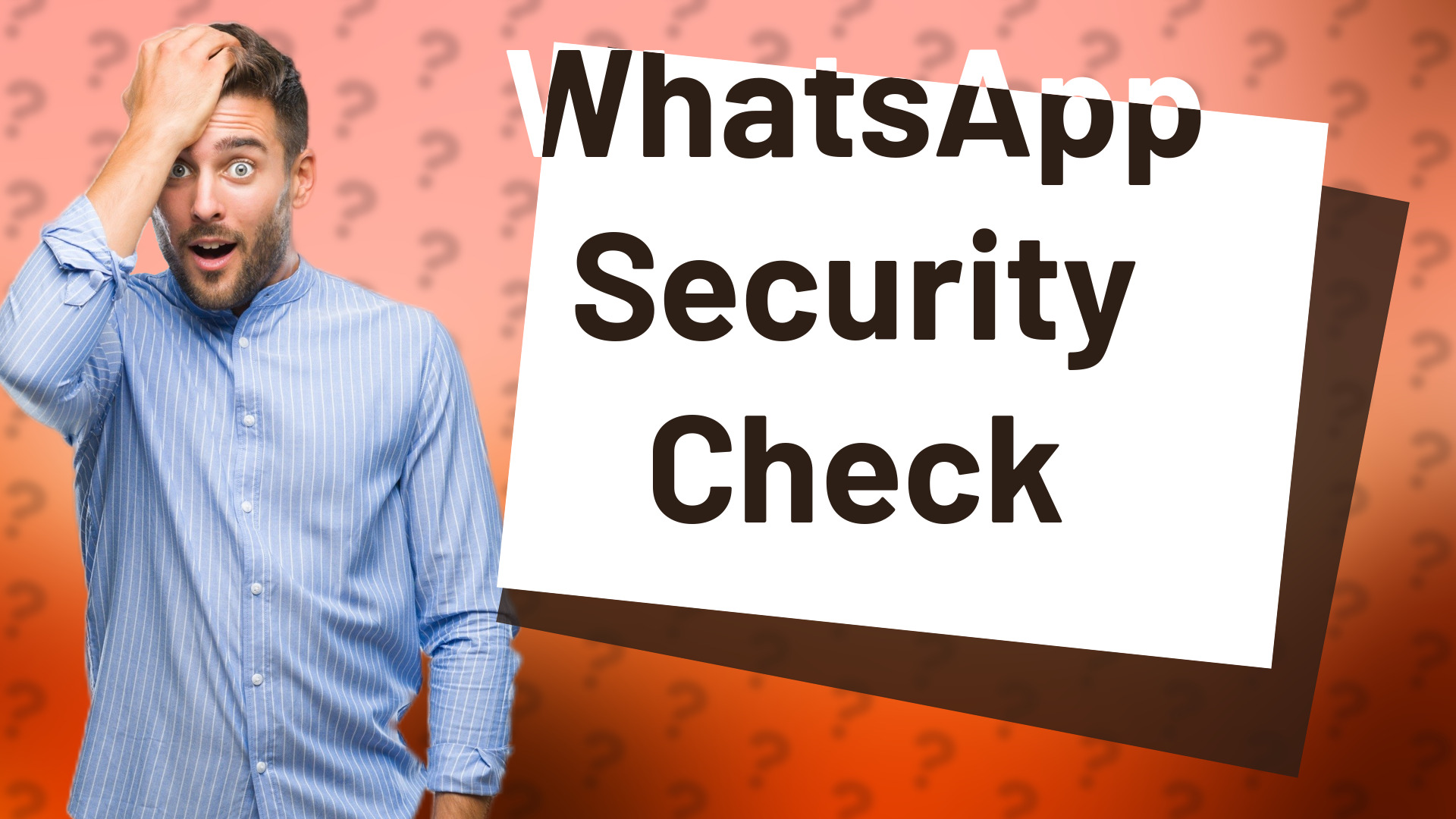 WhatsApp Security Check