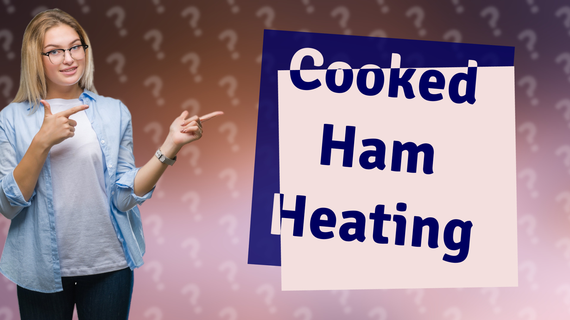 Cooked Ham Heating