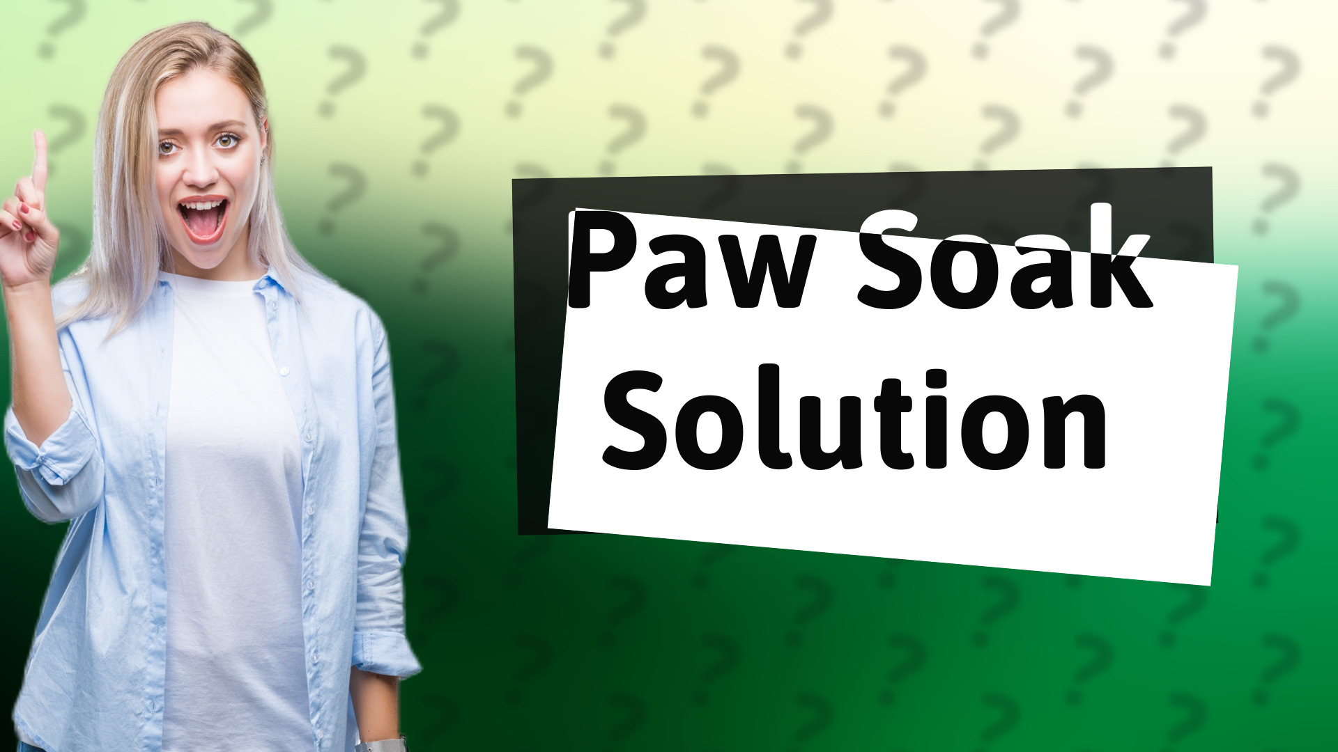 Paw Soak Solution