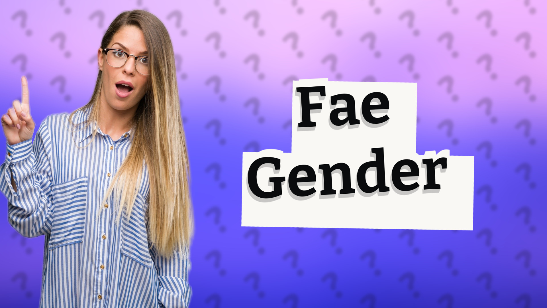 Fae Gender