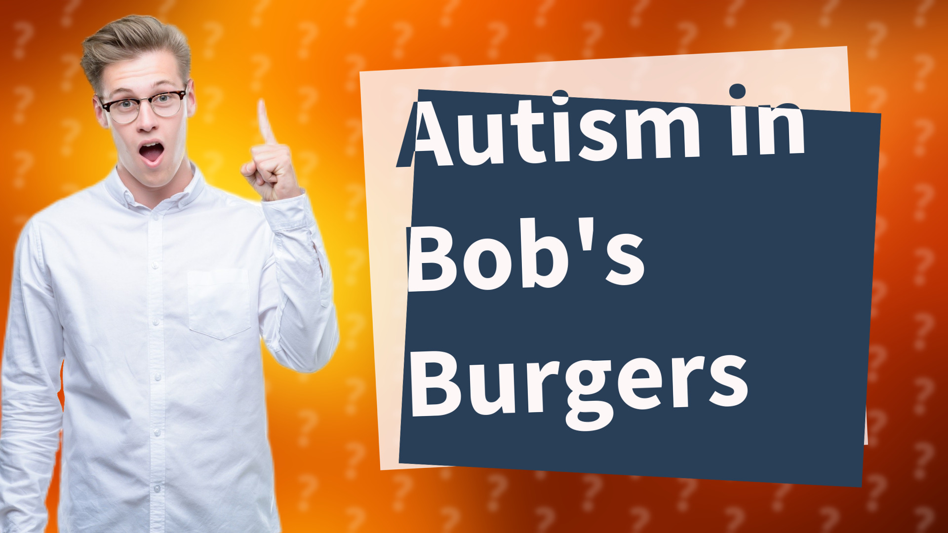 Autism in Bob's Burgers