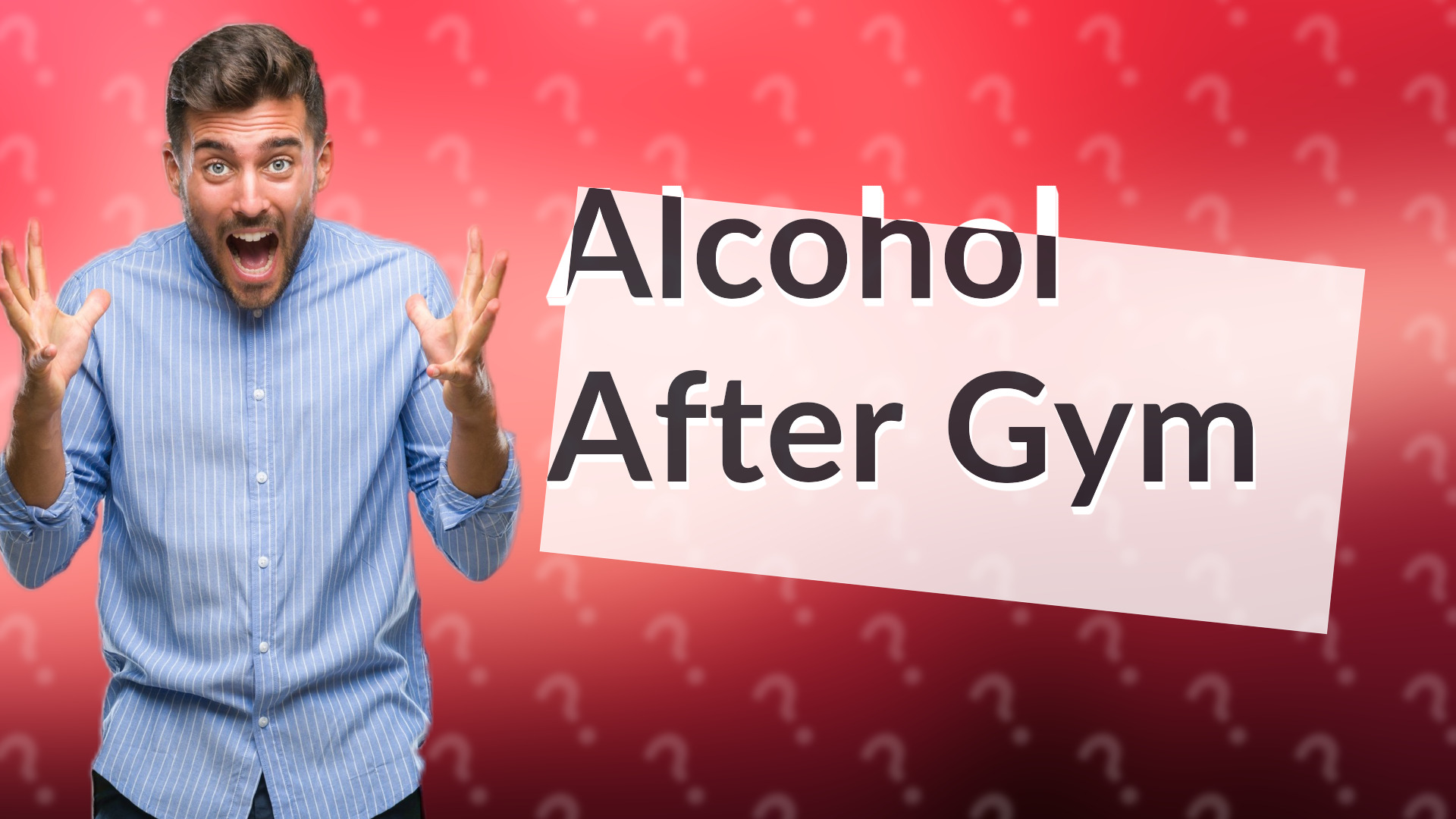 Alcohol After Gym
