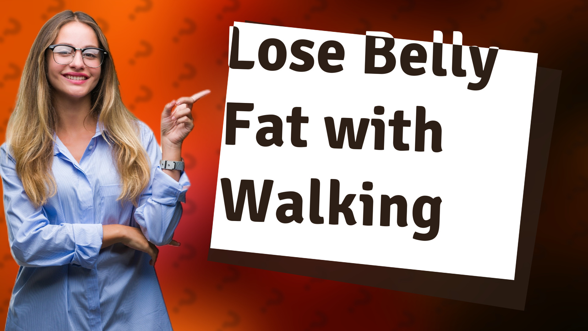 Lose Belly Fat with Walking