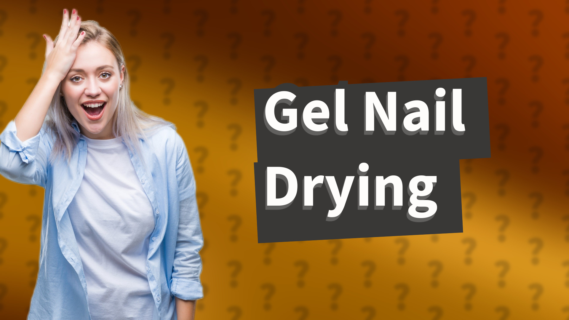 Gel Nail Drying