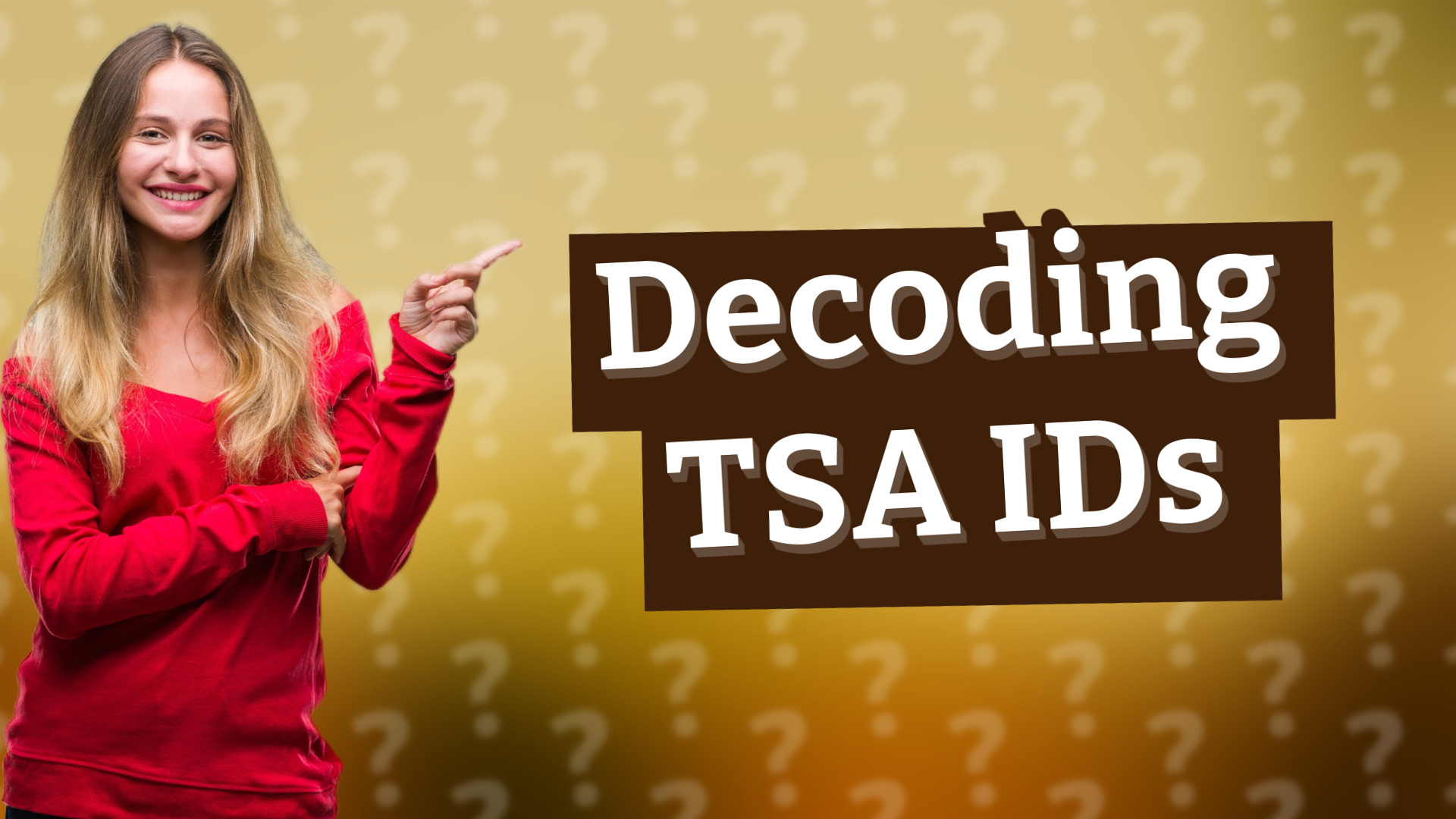 Decoding TSA IDs