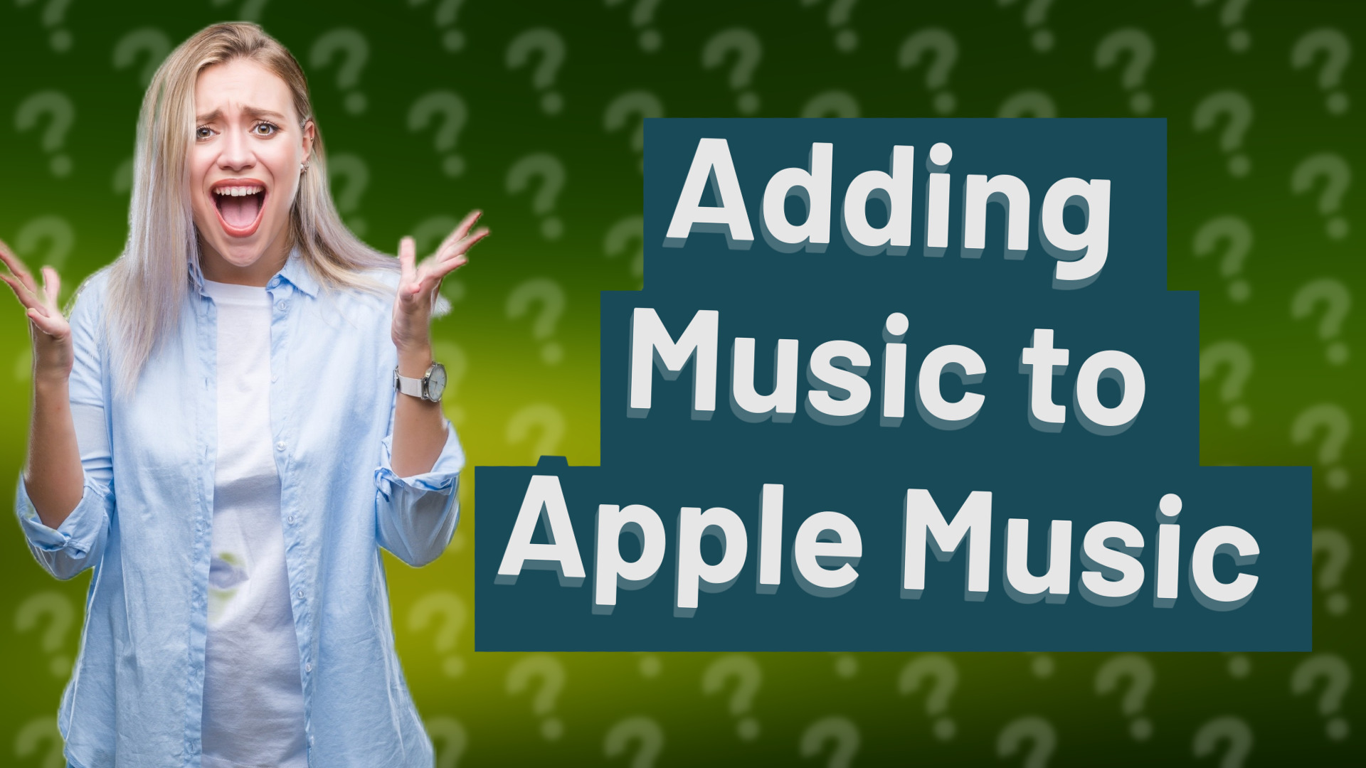 Adding Music to Apple Music