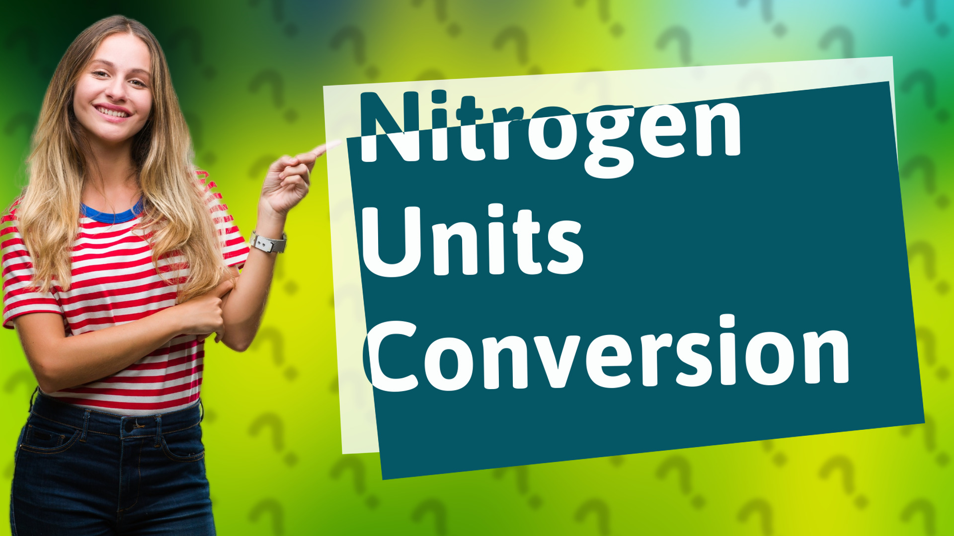 Nitrogen Units Conversion
