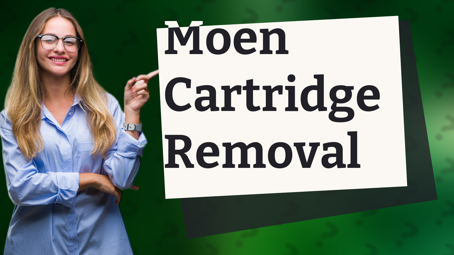 Moen Cartridge Removal
