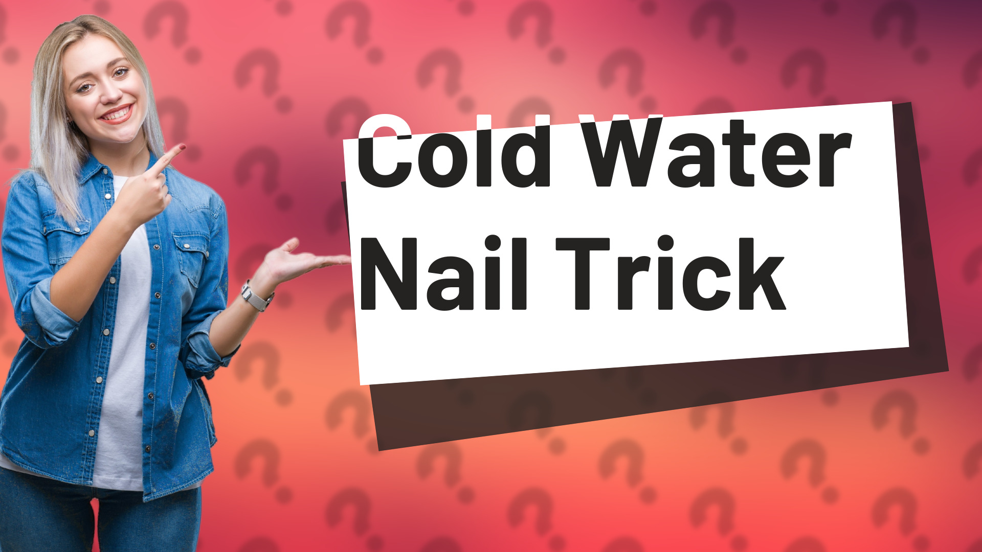 Cold Water Nail Trick