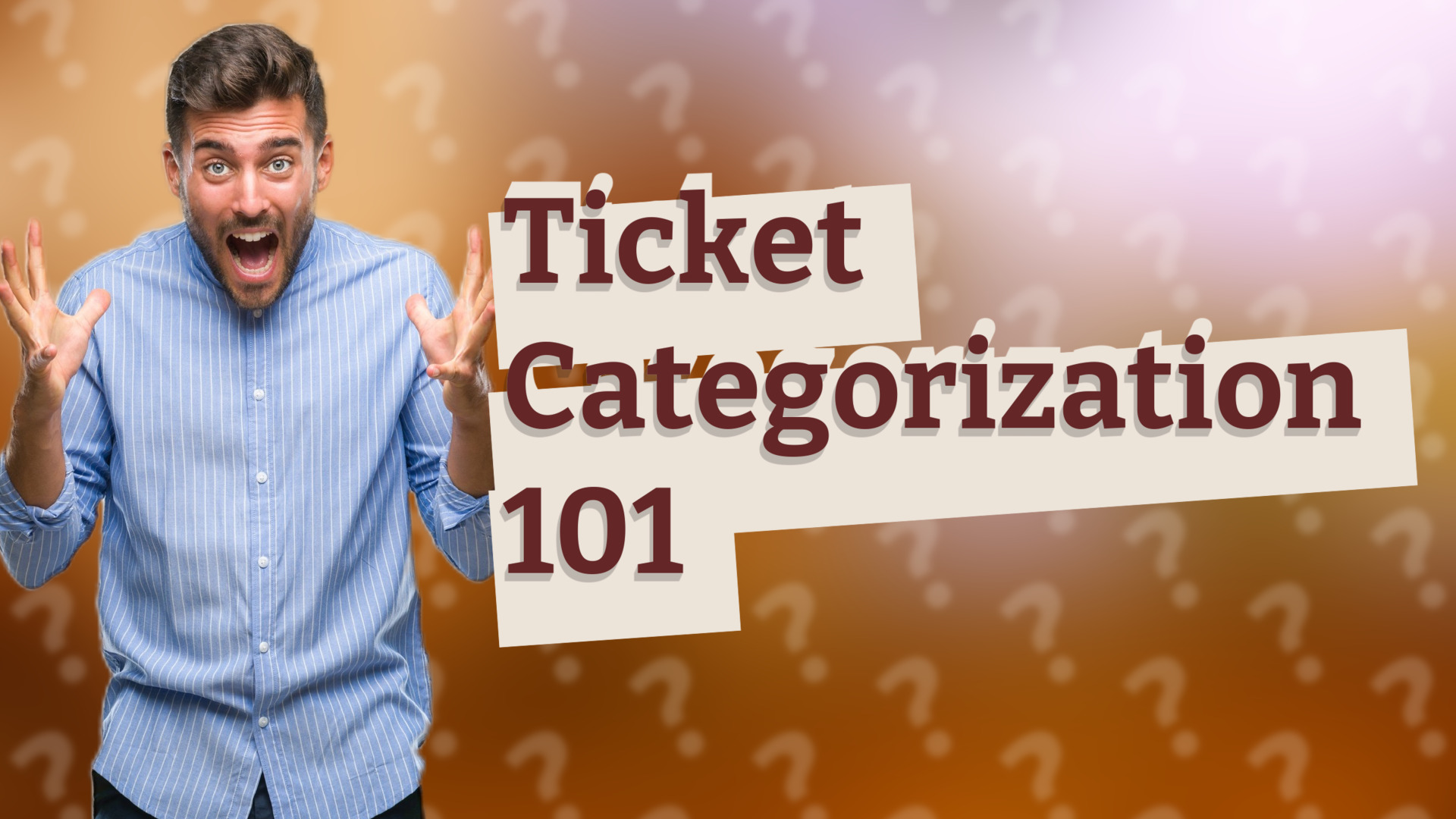 Ticket Categorization 101