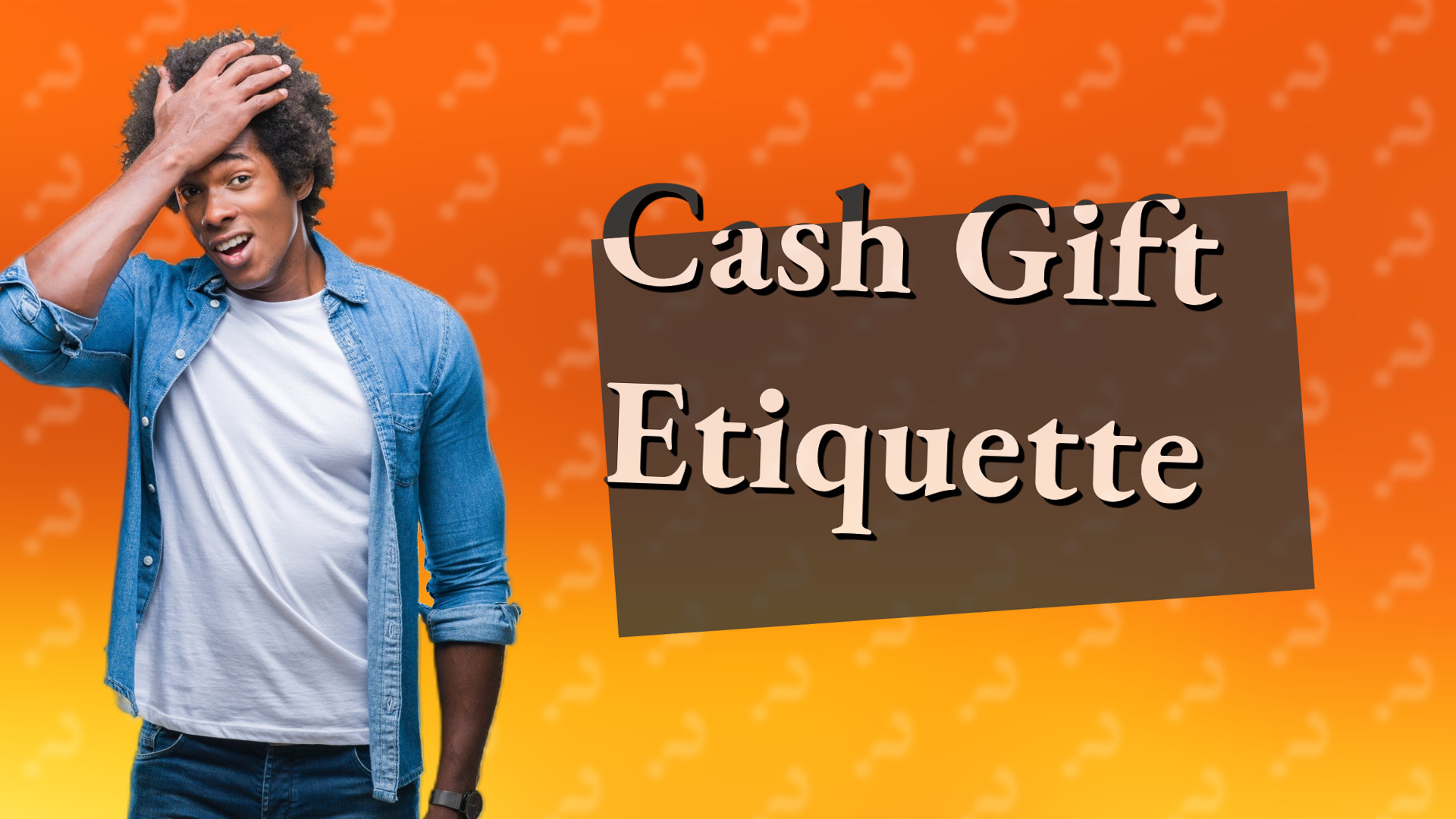 Cash Gift Etiquette