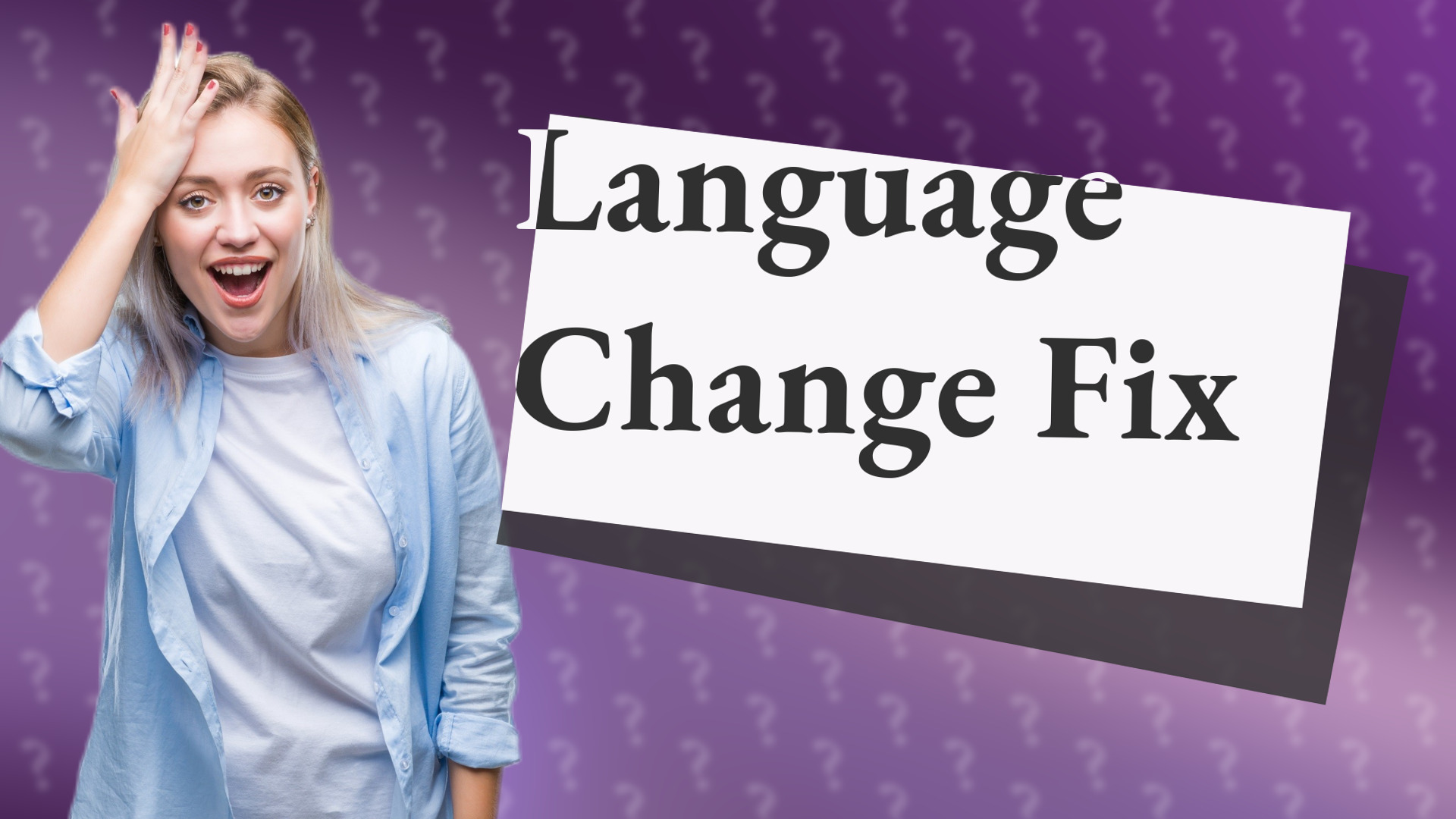Language Change Fix