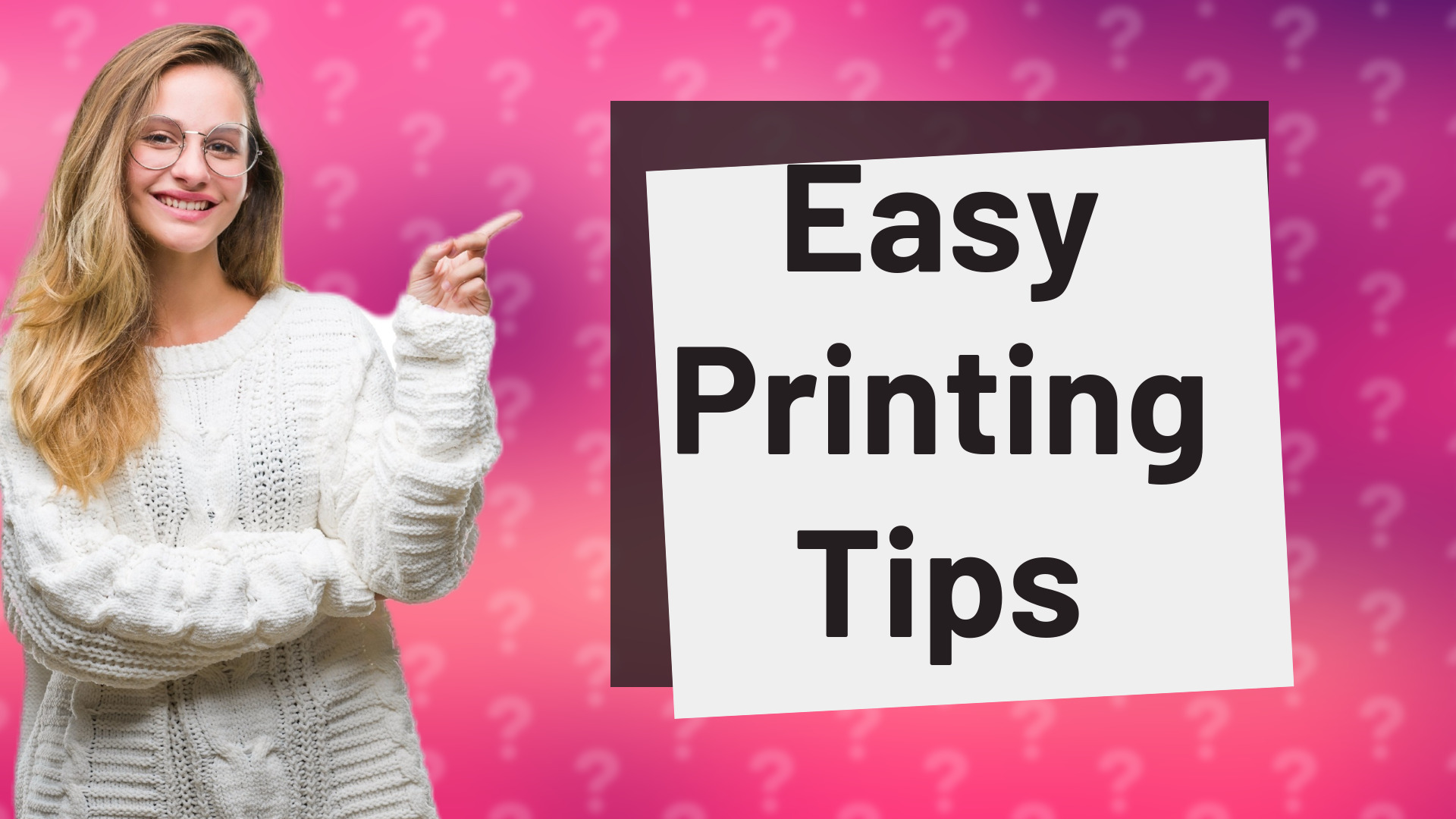 Easy Printing Tips