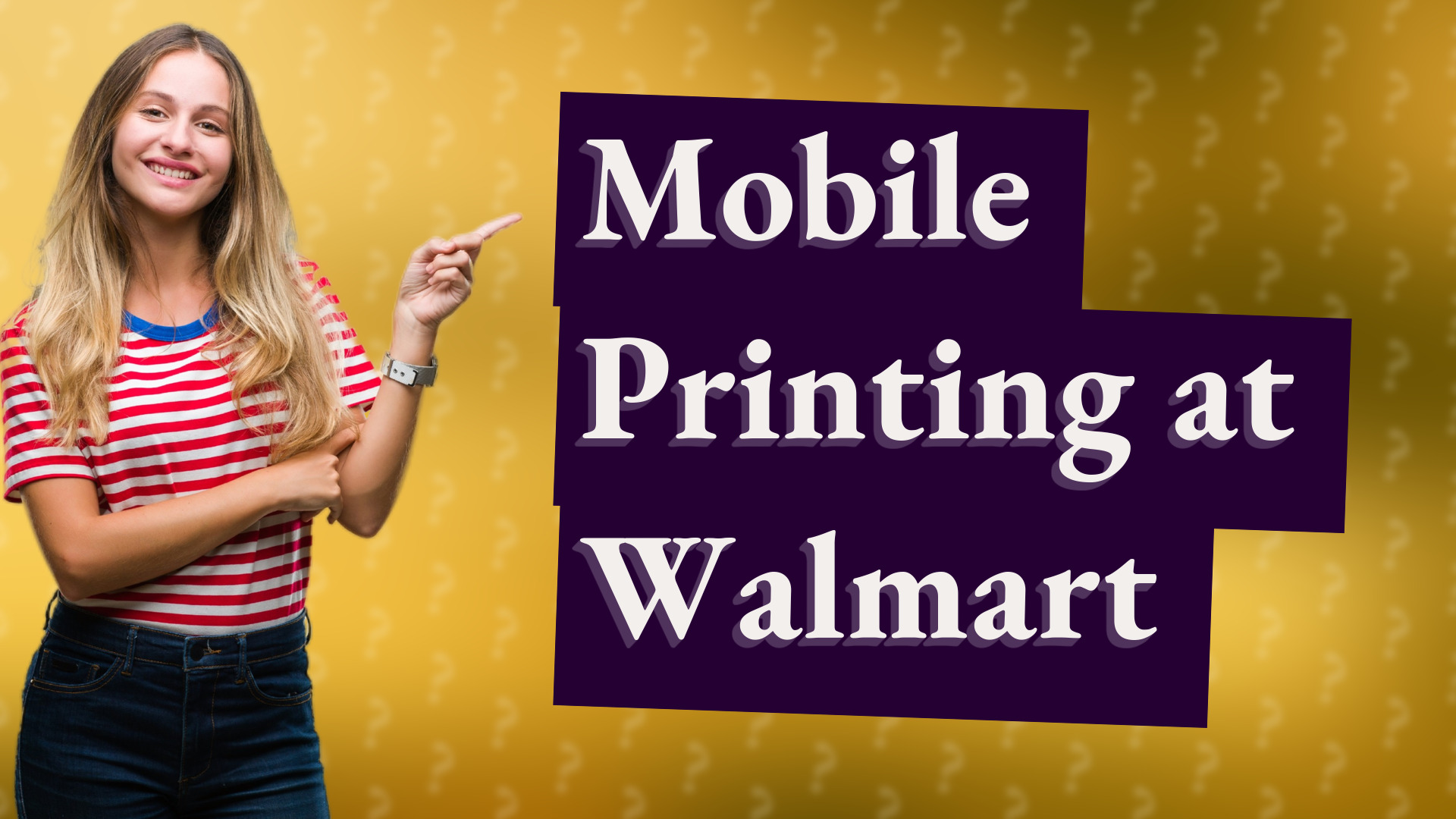 Mobile Printing at Walmart